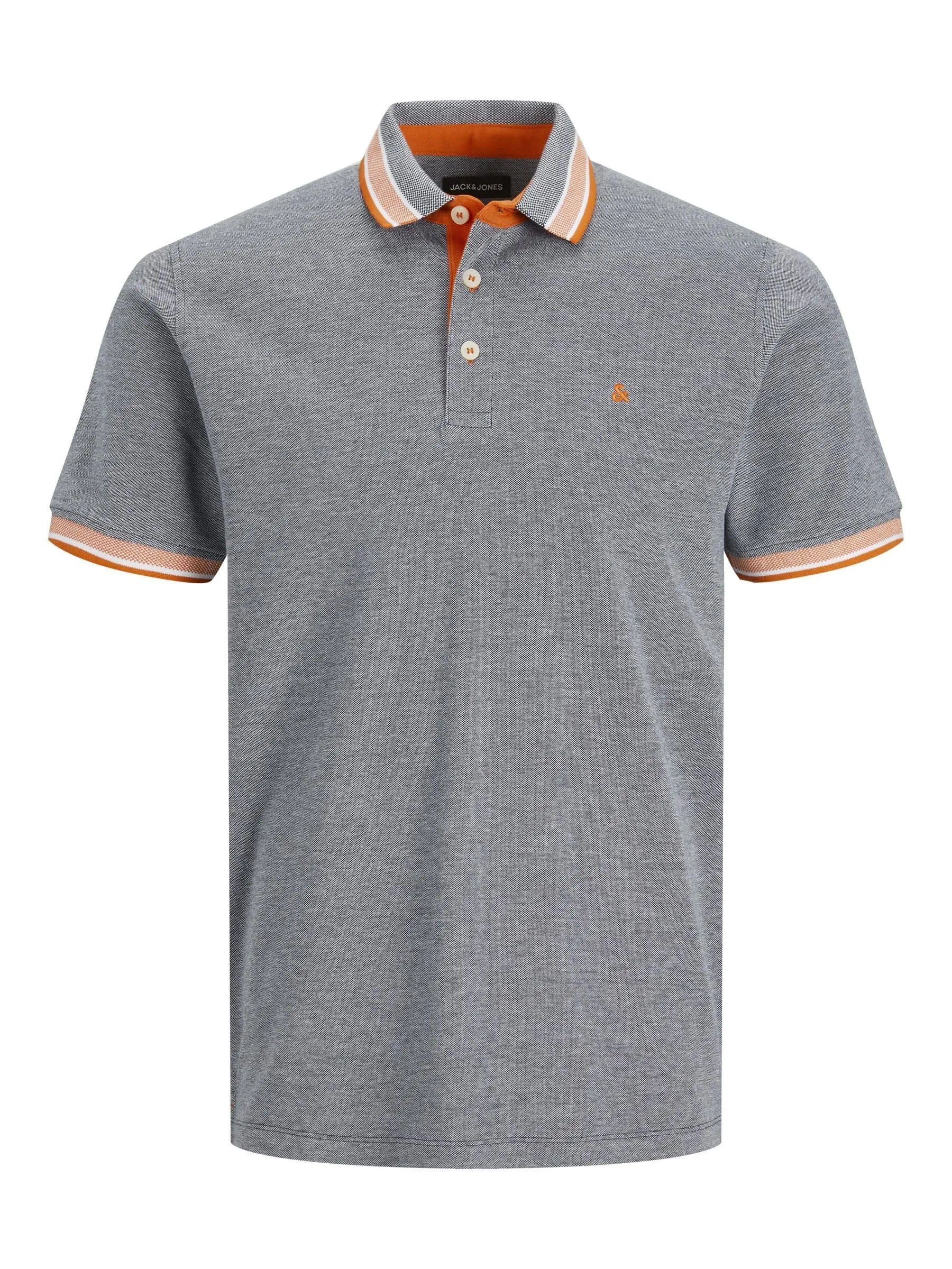 Jack & Jones JJEPAULOS Polo SS Noos - Navy Blazer/Detail:Neon, L - immagine 1