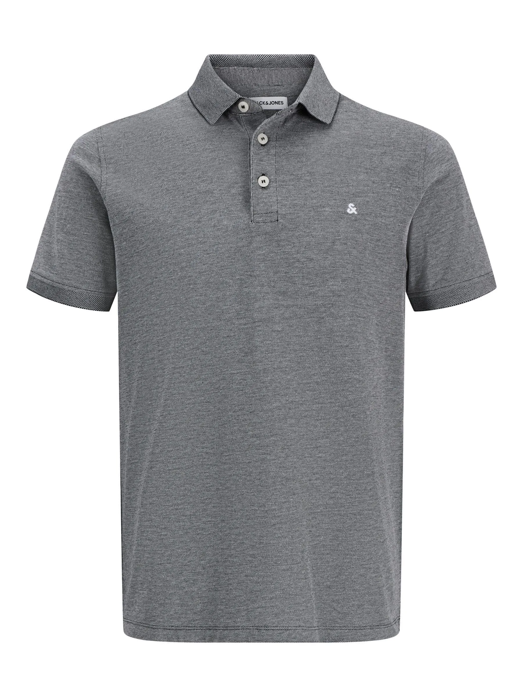 Jack & Jones Jjepaulos Polo SS Noos T-Shirt, Anthracite, L - immagine 1