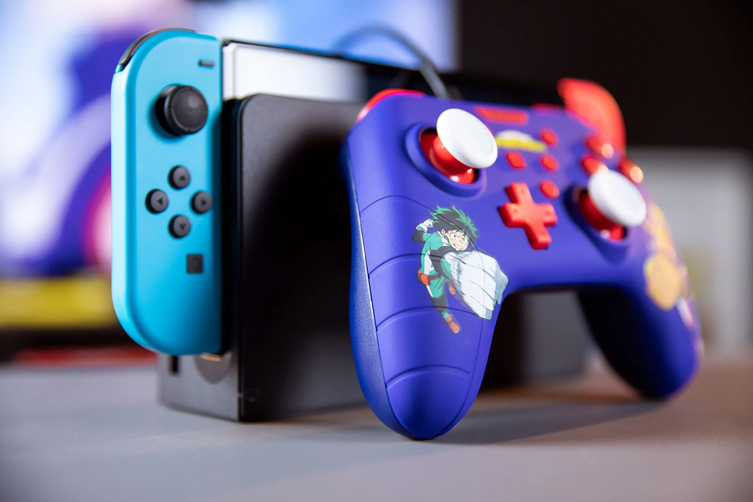 Konix My Hero Academia Controller per Nintendo Switch e PC - Blu - immagine 7