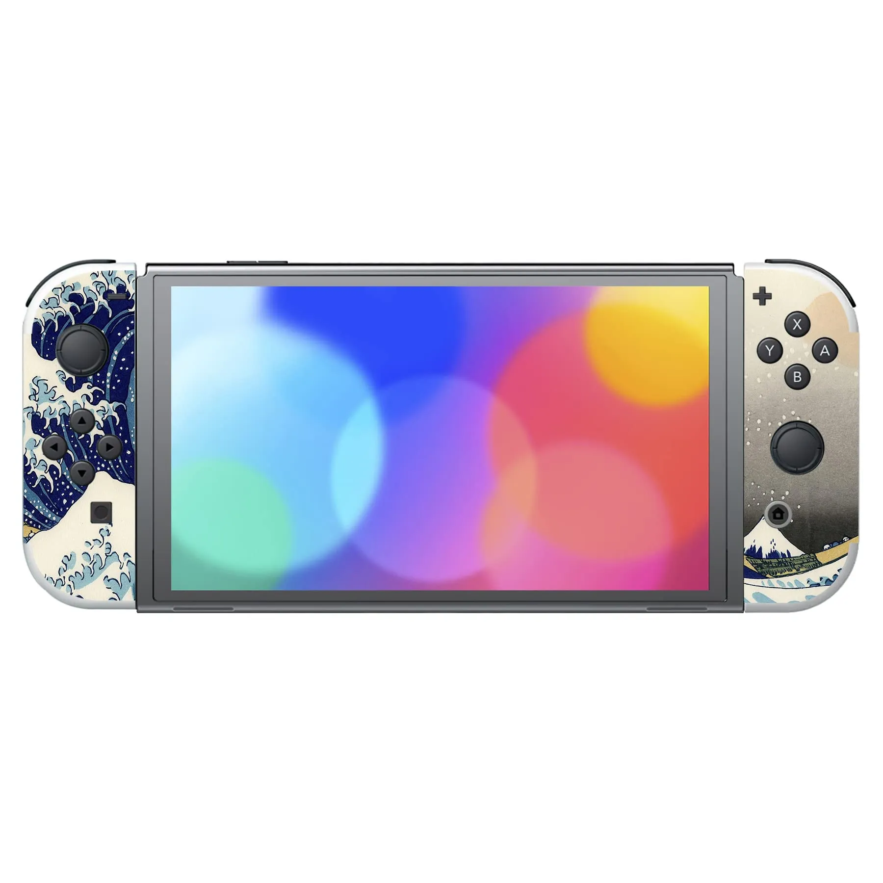 playvital Adesivo per Nintendo Switch OLED, Grande Onda - immagine 4