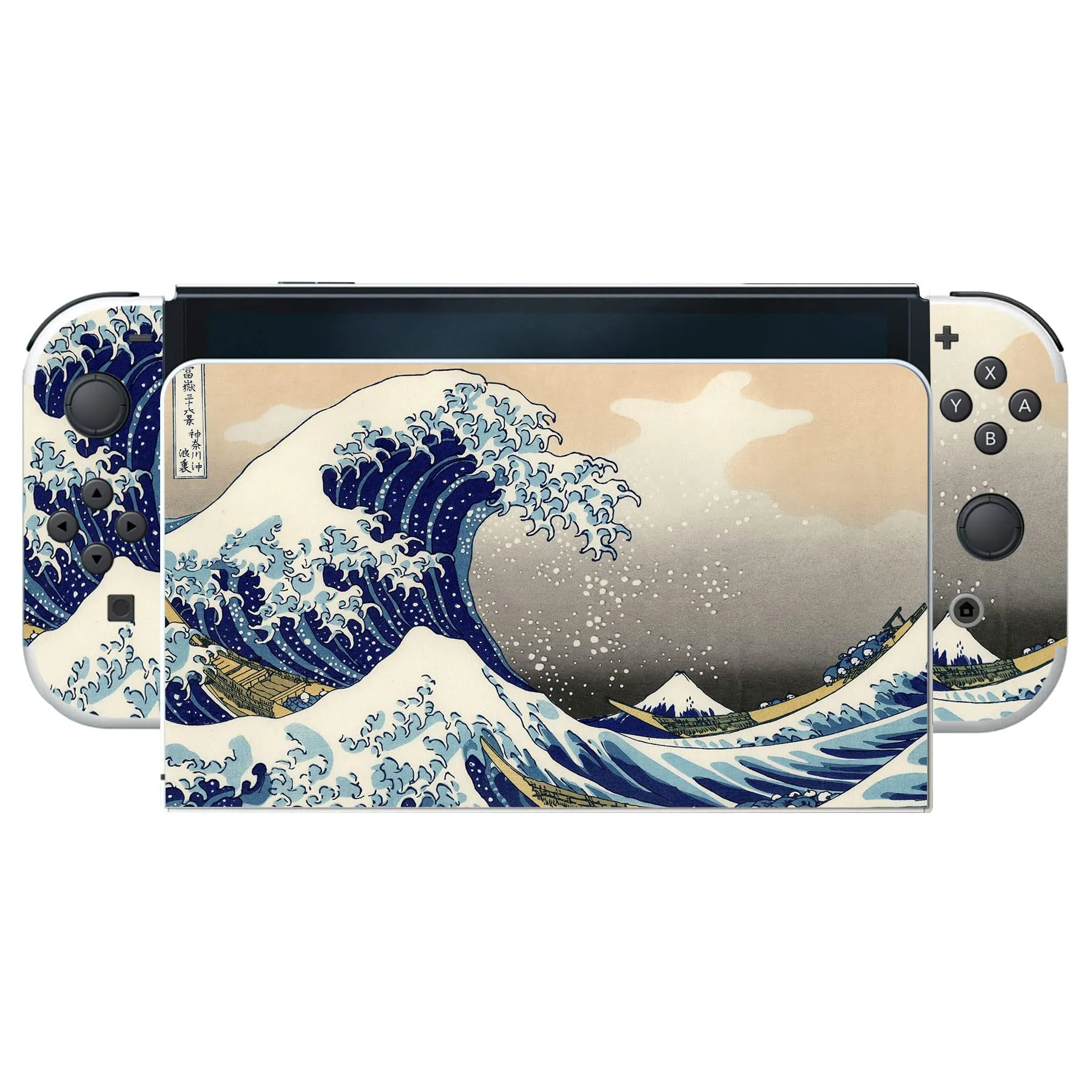 playvital Adesivo per Nintendo Switch OLED, Grande Onda - immagine 8