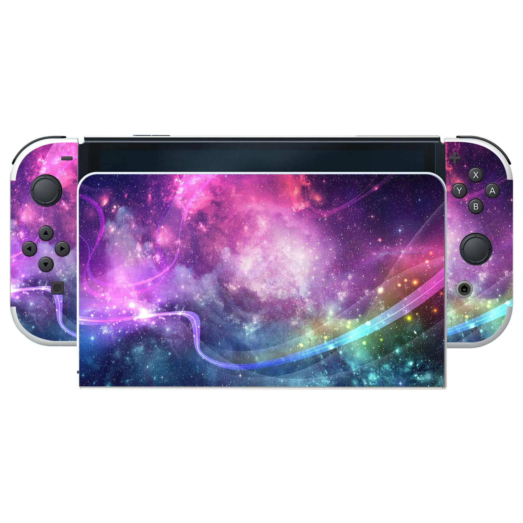 playvital Adesivo per Nintendo Switch OLED, Galassia Splendente - immagine 8