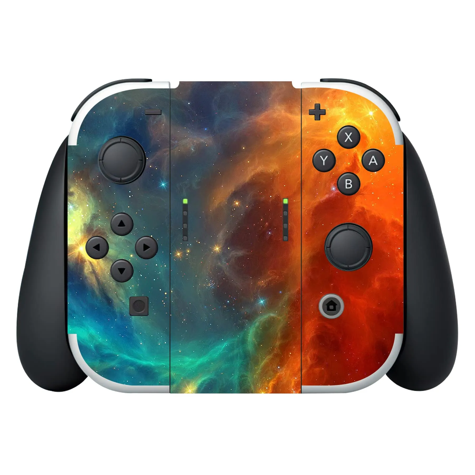 playvital Adesivo per Nintendo Switch OLED, Universo Stella Arancione - immagine 7