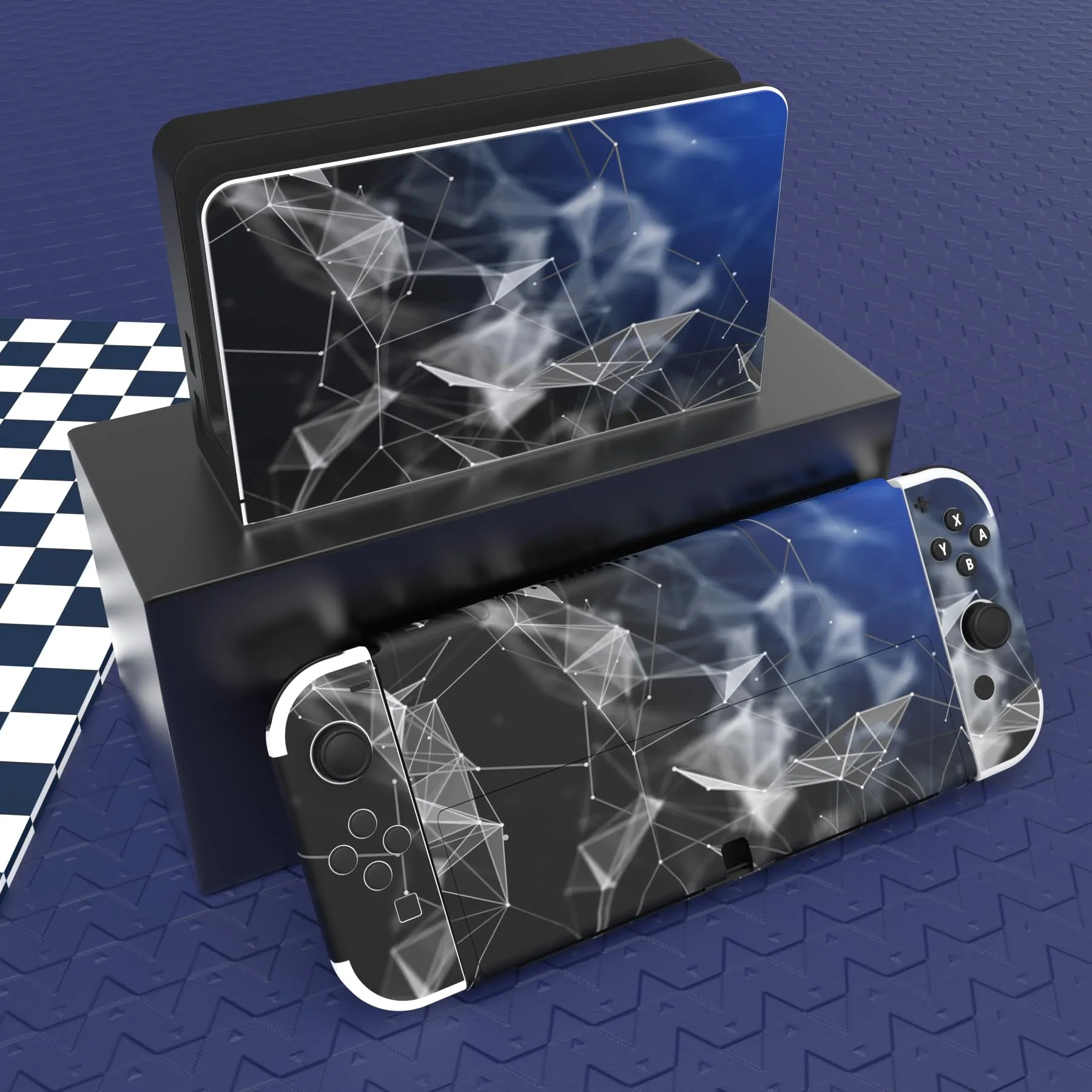 playvital Adesivo per Nintendo Switch OLED, Venatura del Legno - immagine 2