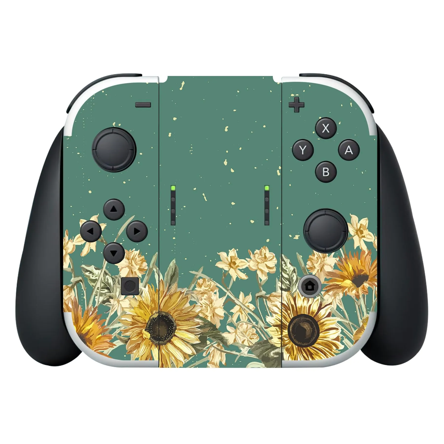 playvital Adesivo per Nintendo Switch OLED, Girasoli - immagine 6