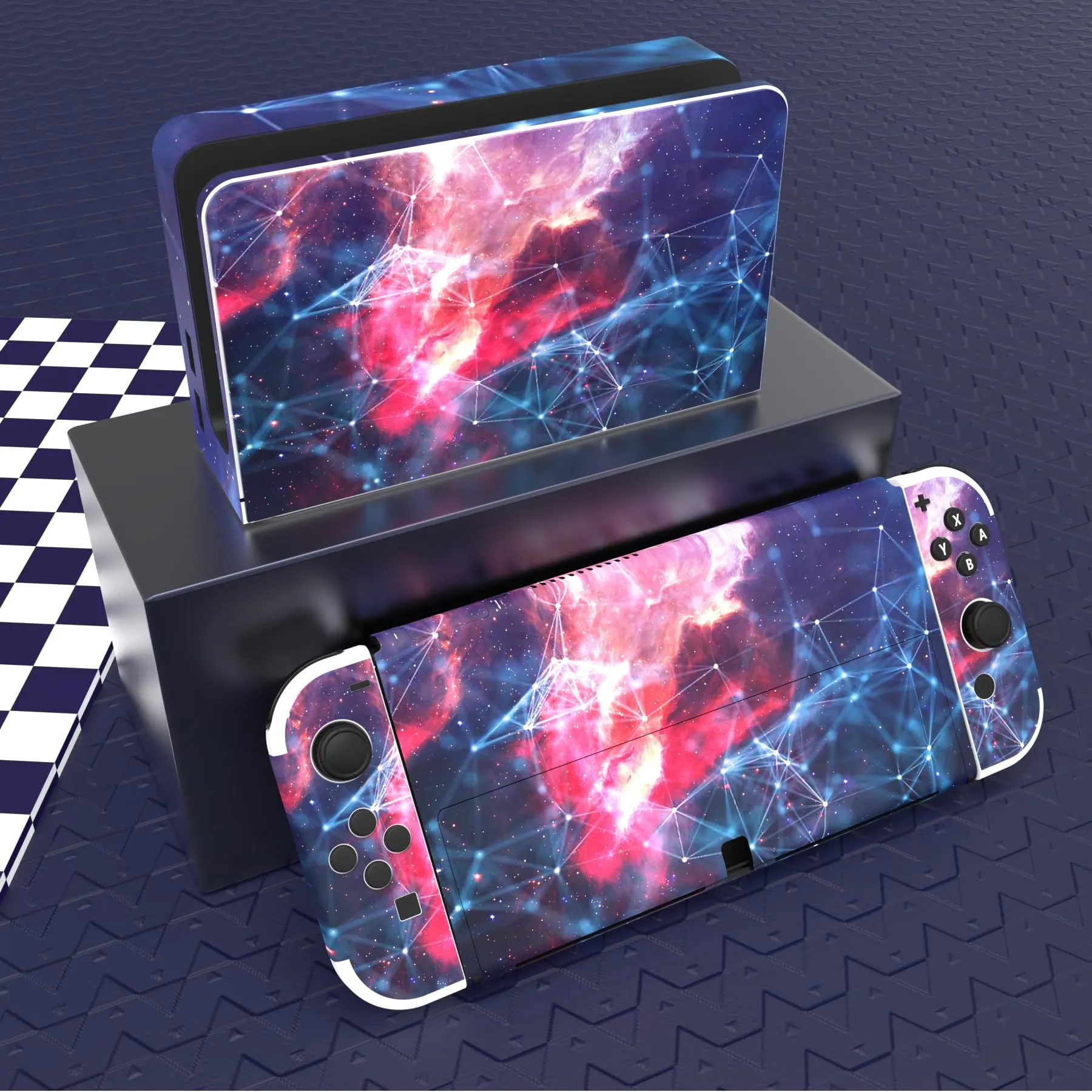playvital Adesivo per Nintendo Switch OLED, Spazio Galattico - immagine 2