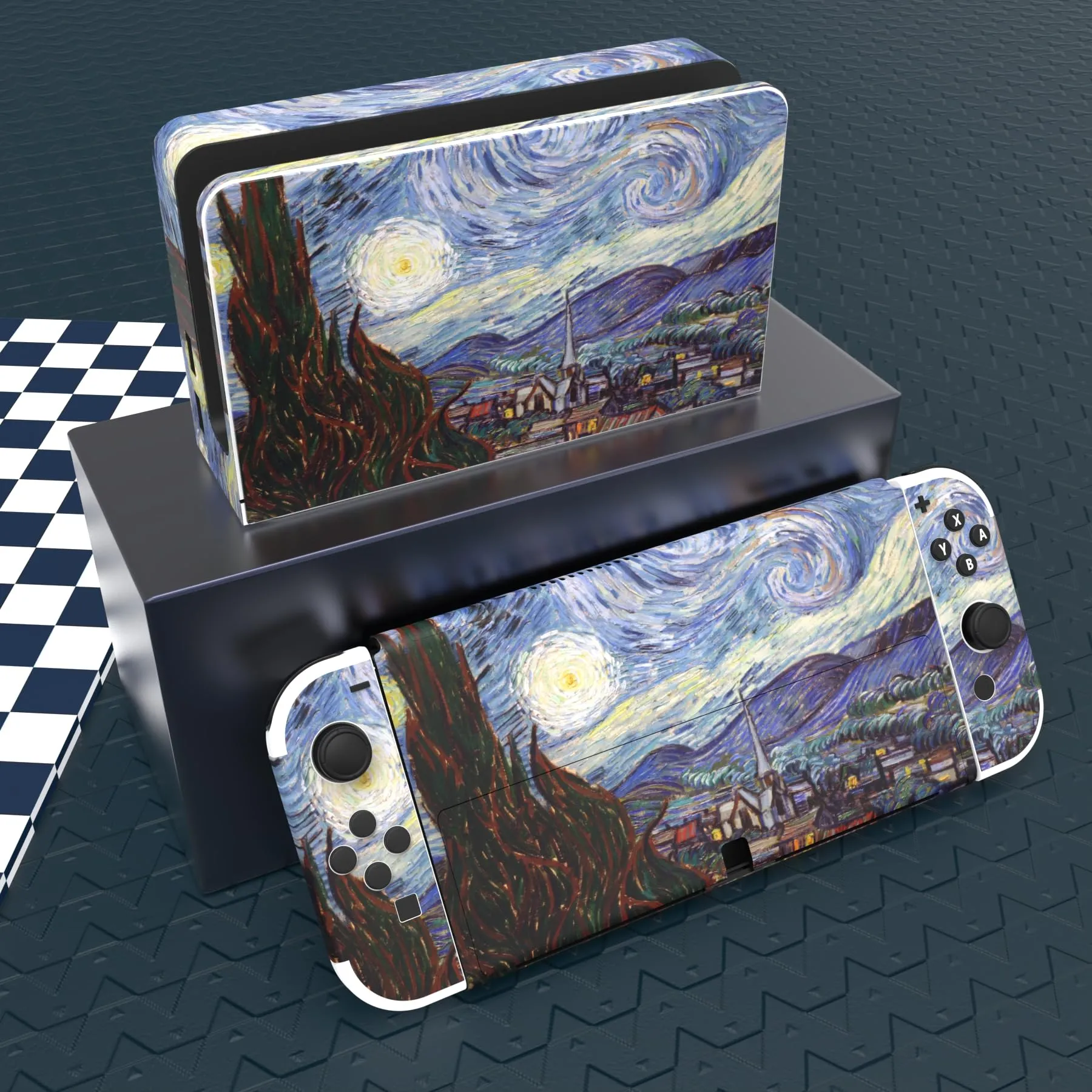 playvital Adesivo per Nintendo Switch OLED, Notte Stellata - immagine 2