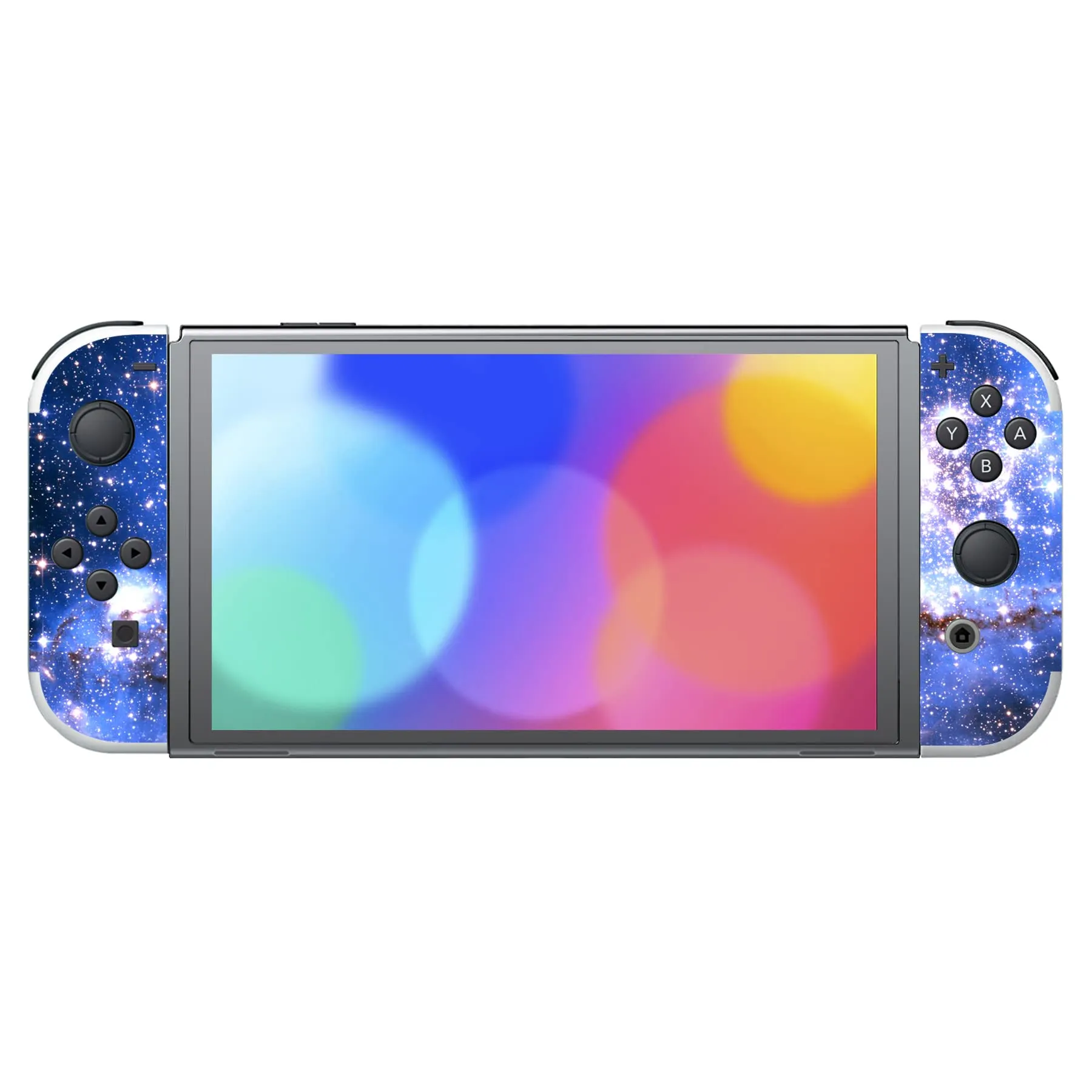 playvital Adesivo per Nintendo Switch OLED, Galassia Blu - immagine 4