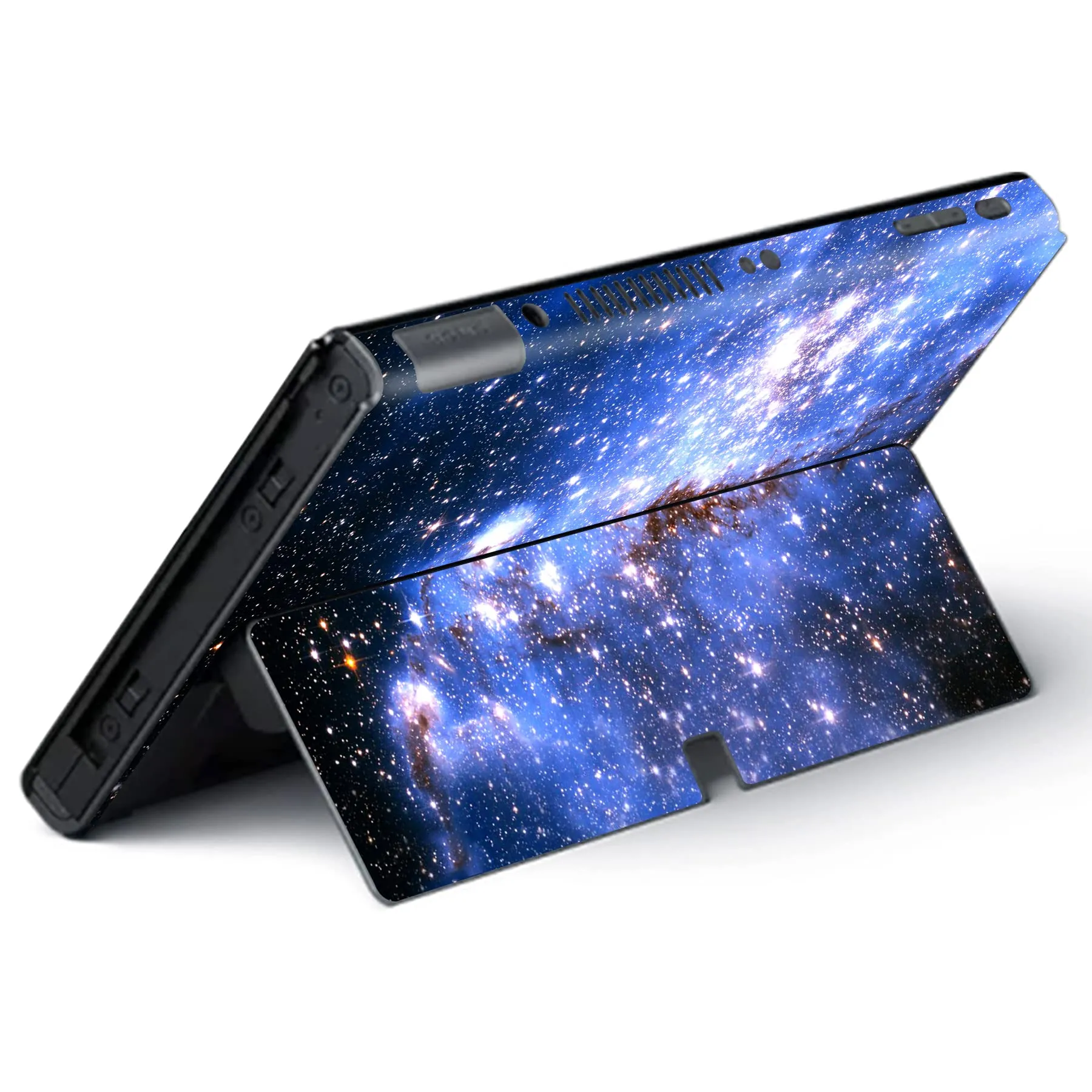 playvital Adesivo per Nintendo Switch OLED, Galassia Blu - immagine 5