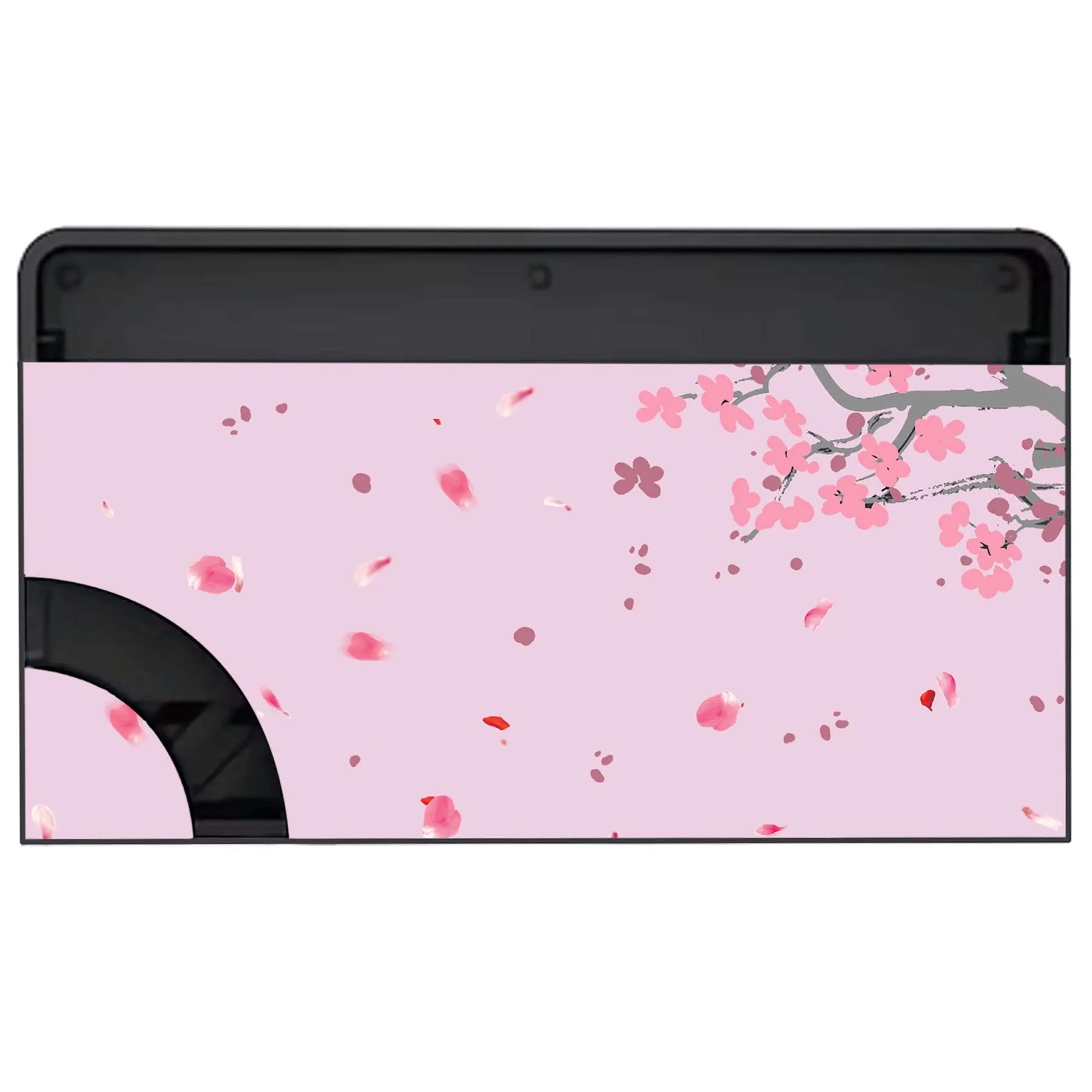 playvital Adesivo per Nintendo Switch OLED, Fiore Rosa - immagine 6