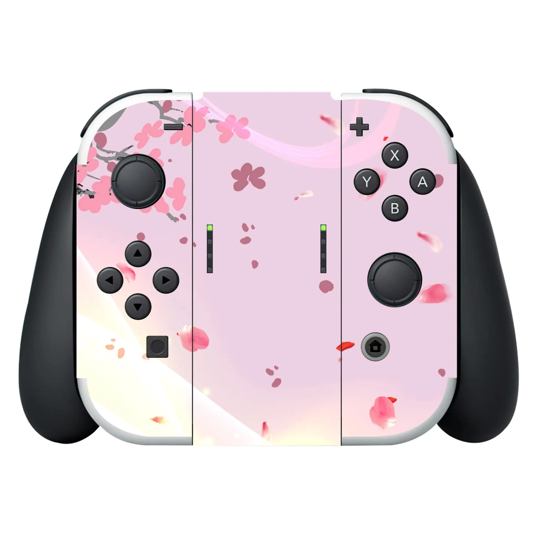playvital Adesivo per Nintendo Switch OLED, Fiore Rosa - immagine 7