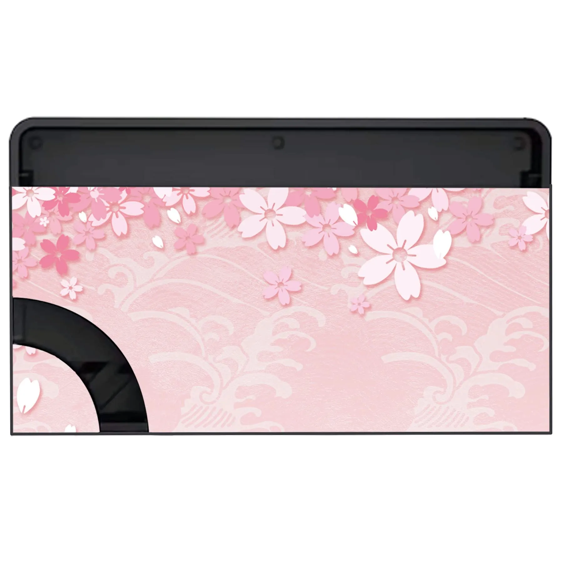 playvital Adesivo per Nintendo Switch OLED, Petali di Fiori Rosa - immagine 6