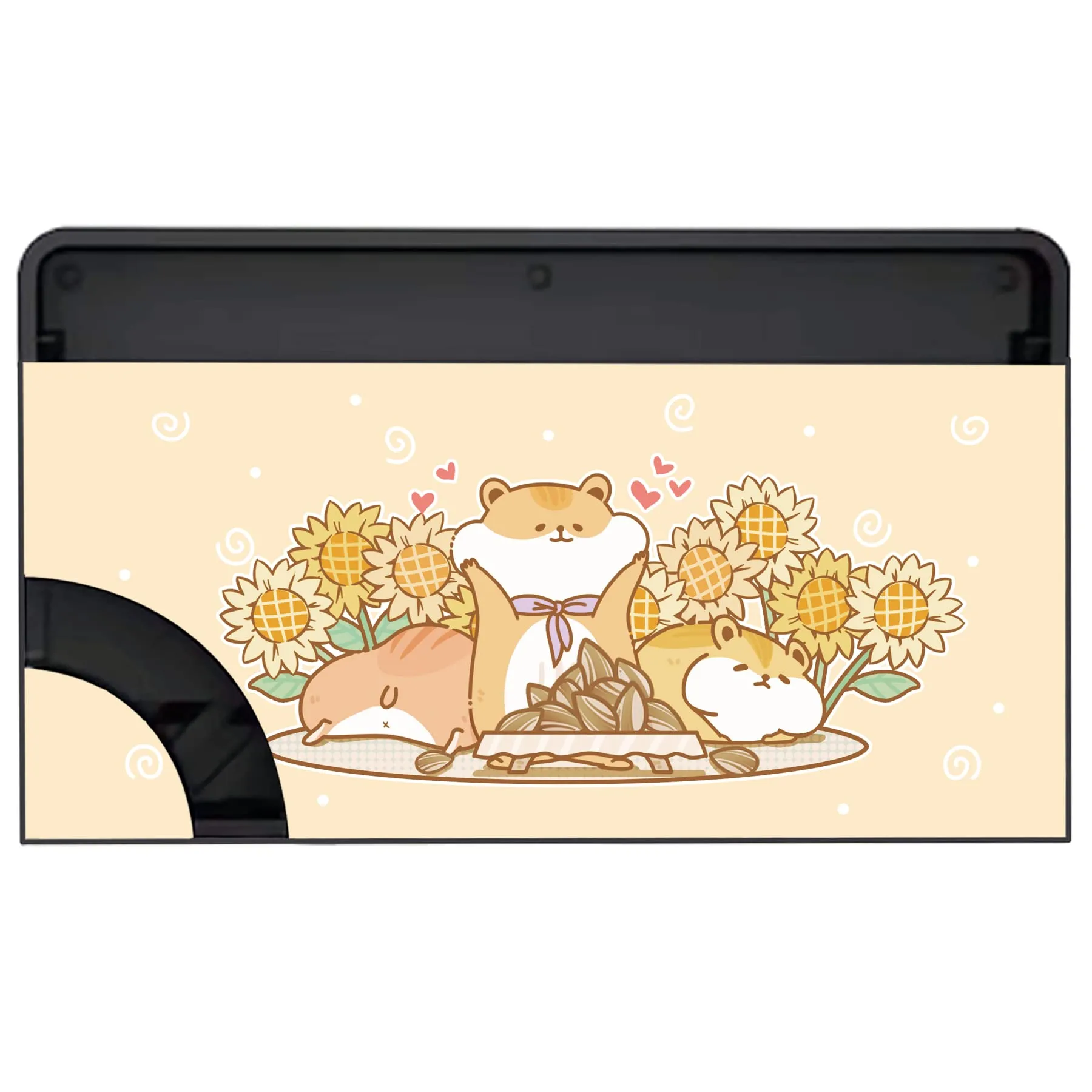 playvital Adesivo per Nintendo Switch OLED, Criceto e Girasole - immagine 6
