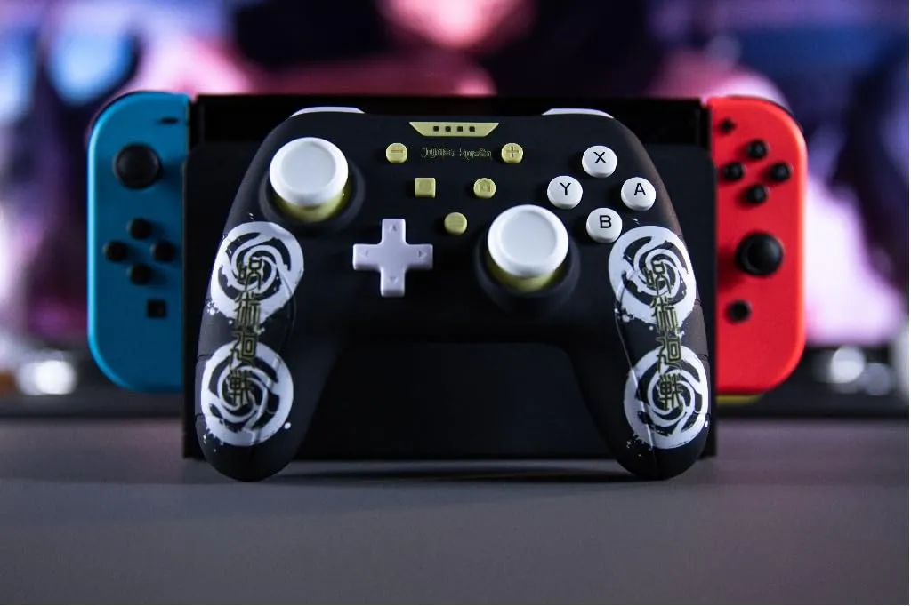 Konix Jujutsu Kaisen Controller per Nintendo Switch e PC, Cavo 3m, Nero - immagine 4