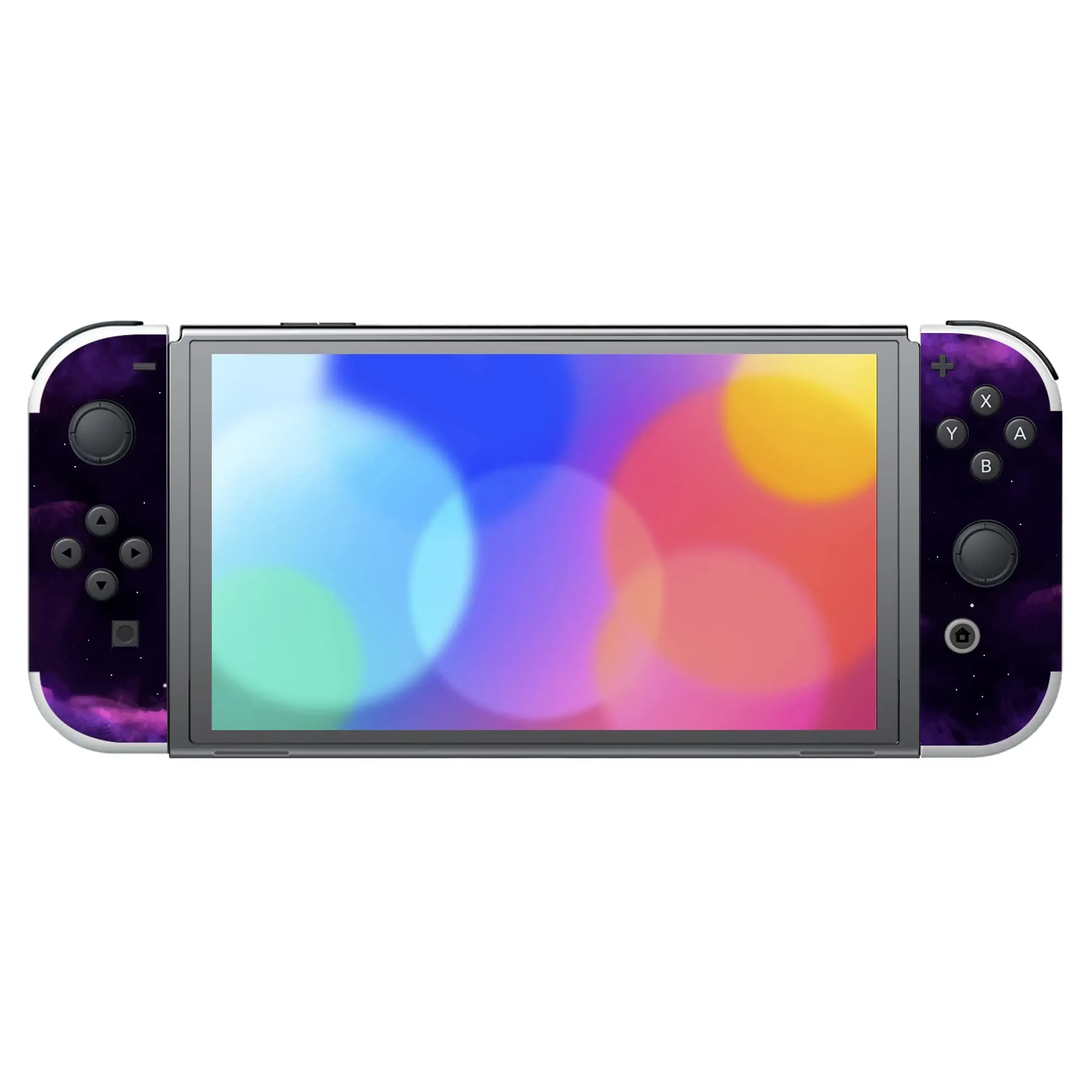 playvital Adesivo per Nintendo Switch OLED, Spazio Profondo Viola - immagine 4