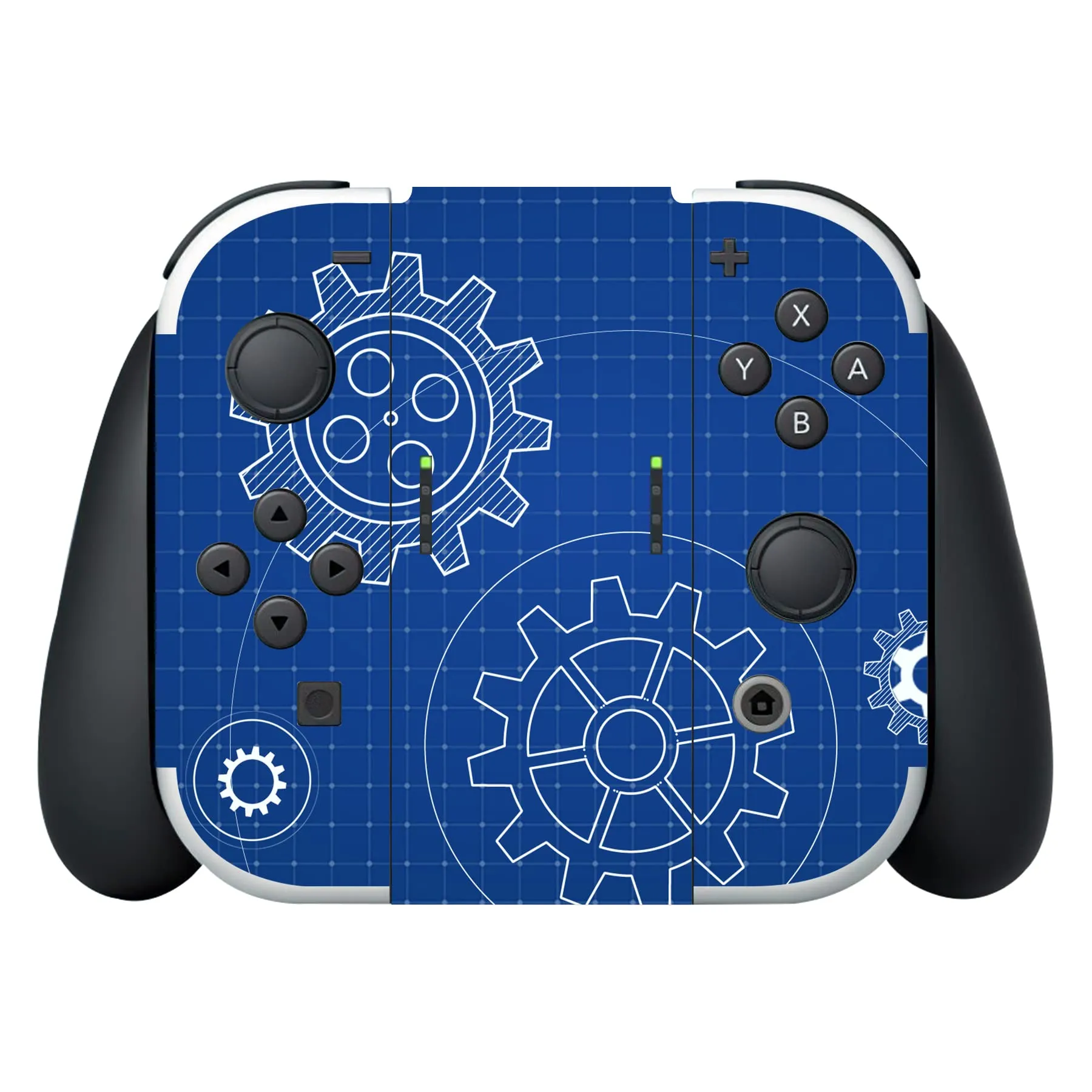 playvital Adesivo per Nintendo Switch OLED, Schizzo Dinamico Blu - immagine 6