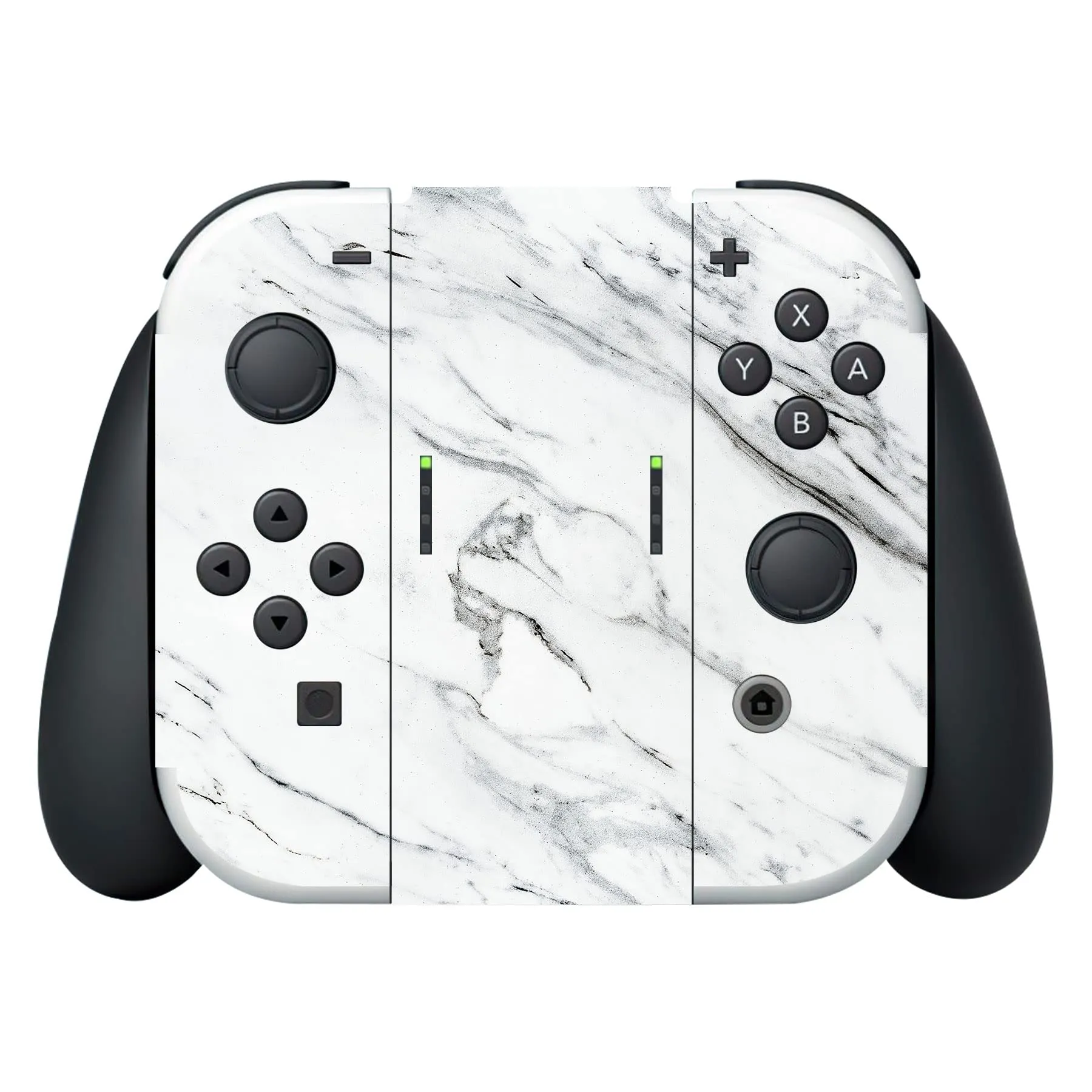 playvital Adesivo per Nintendo Switch OLED, Marmo Bianco Moderno - immagine 6