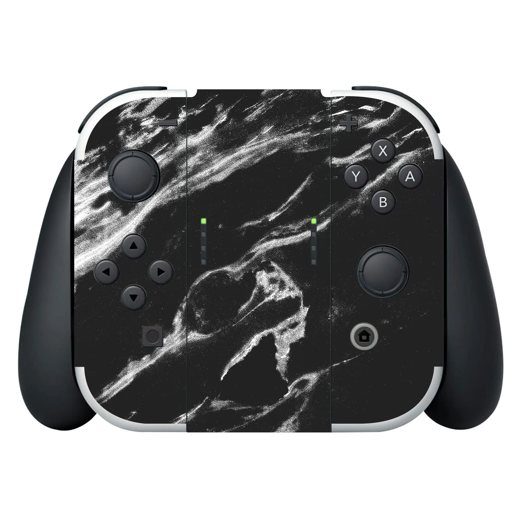 playvital Adesivo per Nintendo Switch OLED, Marmo Nero Moderno - immagine 6
