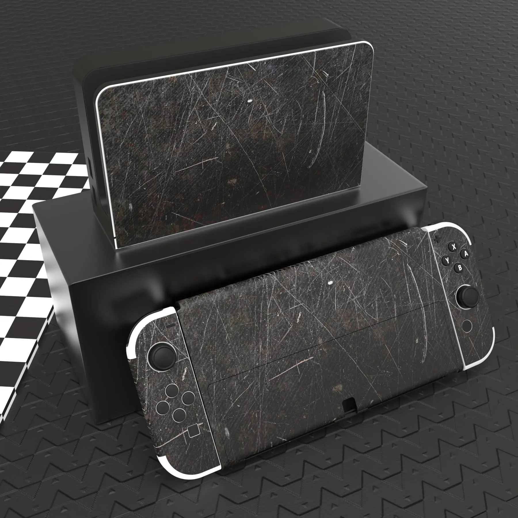 playvital Adesivo per Nintendo Switch OLED, Graffi - immagine 2