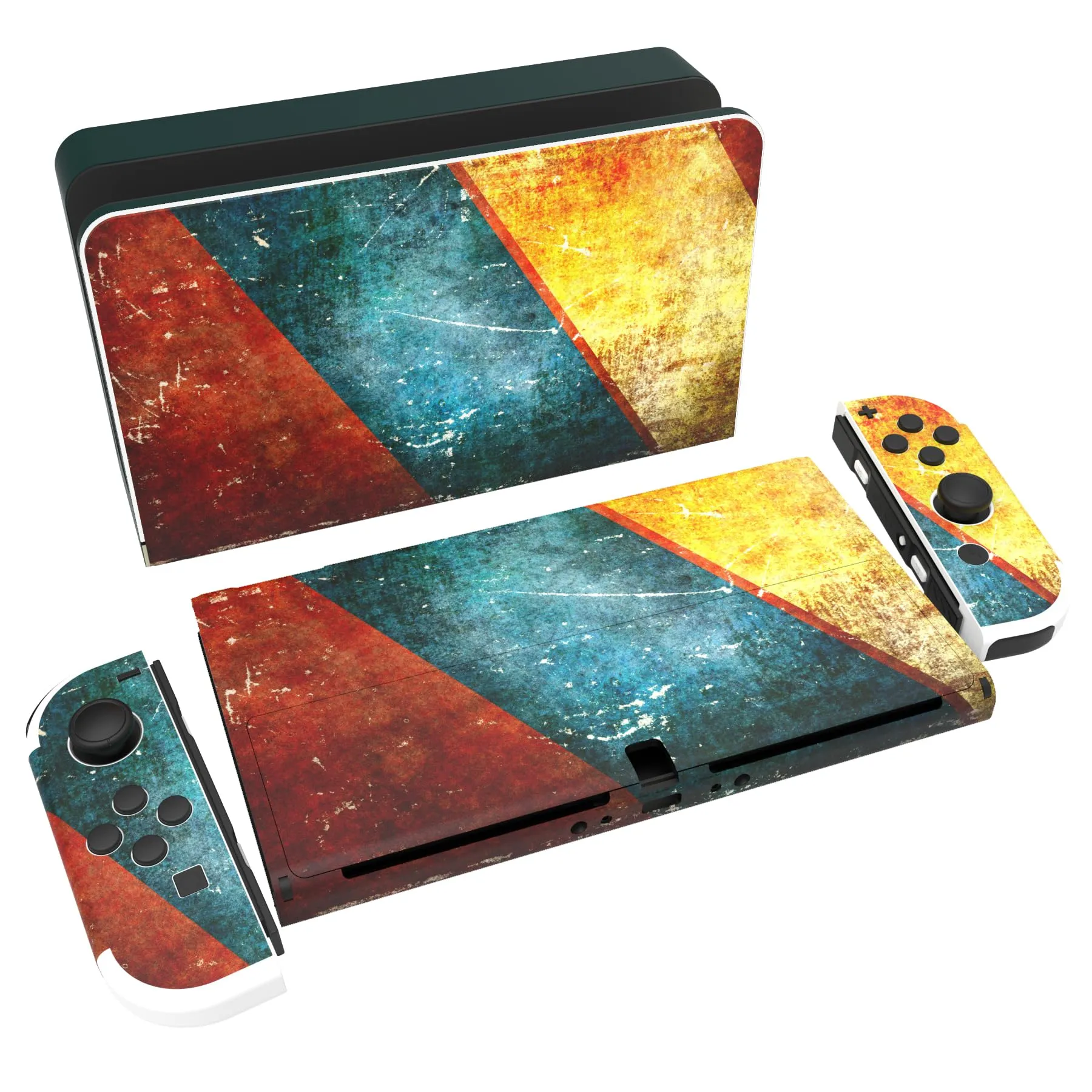 playvital Adesivo per Nintendo Switch OLED, Invecchiamento - immagine 1