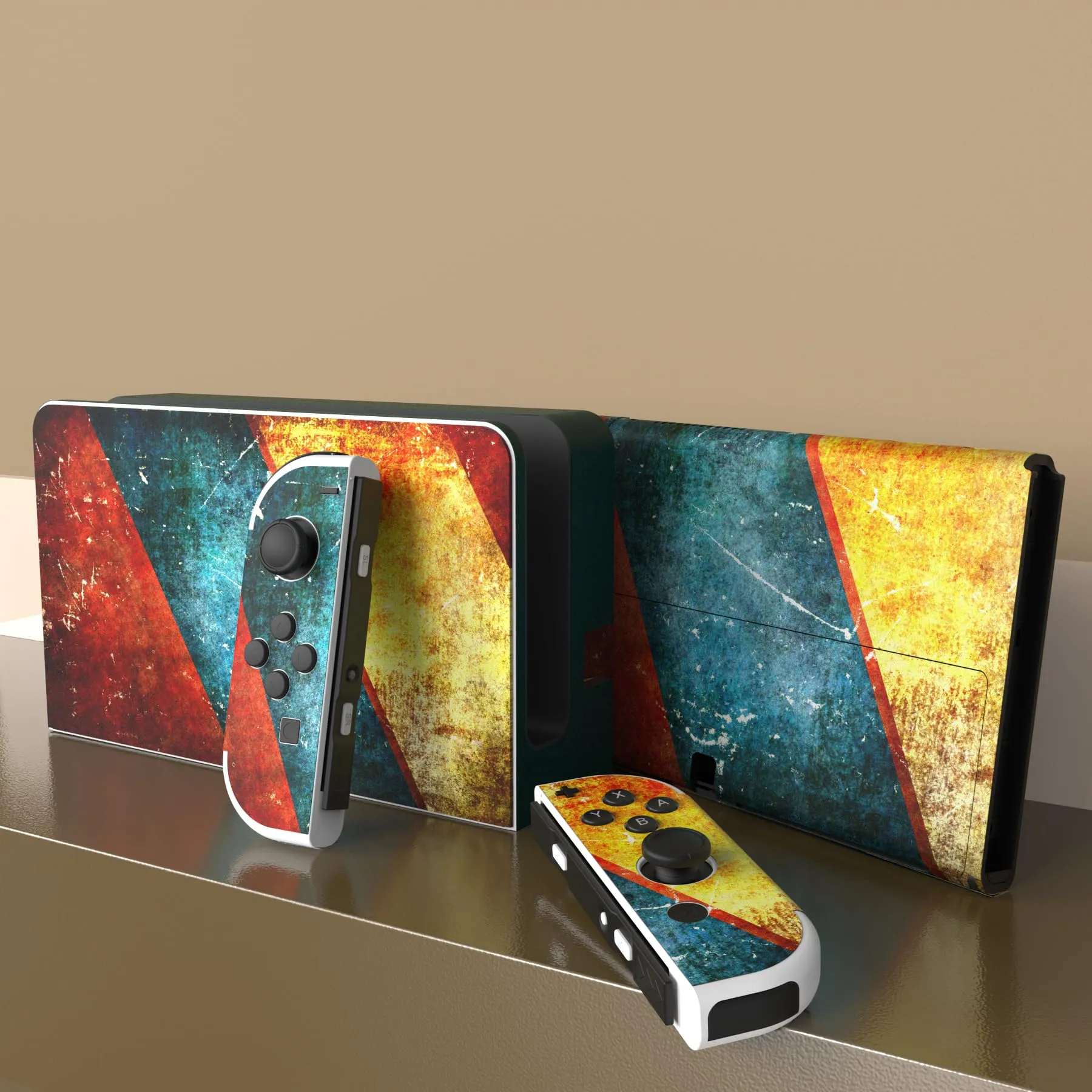 playvital Adesivo per Nintendo Switch OLED, Invecchiamento - immagine 2