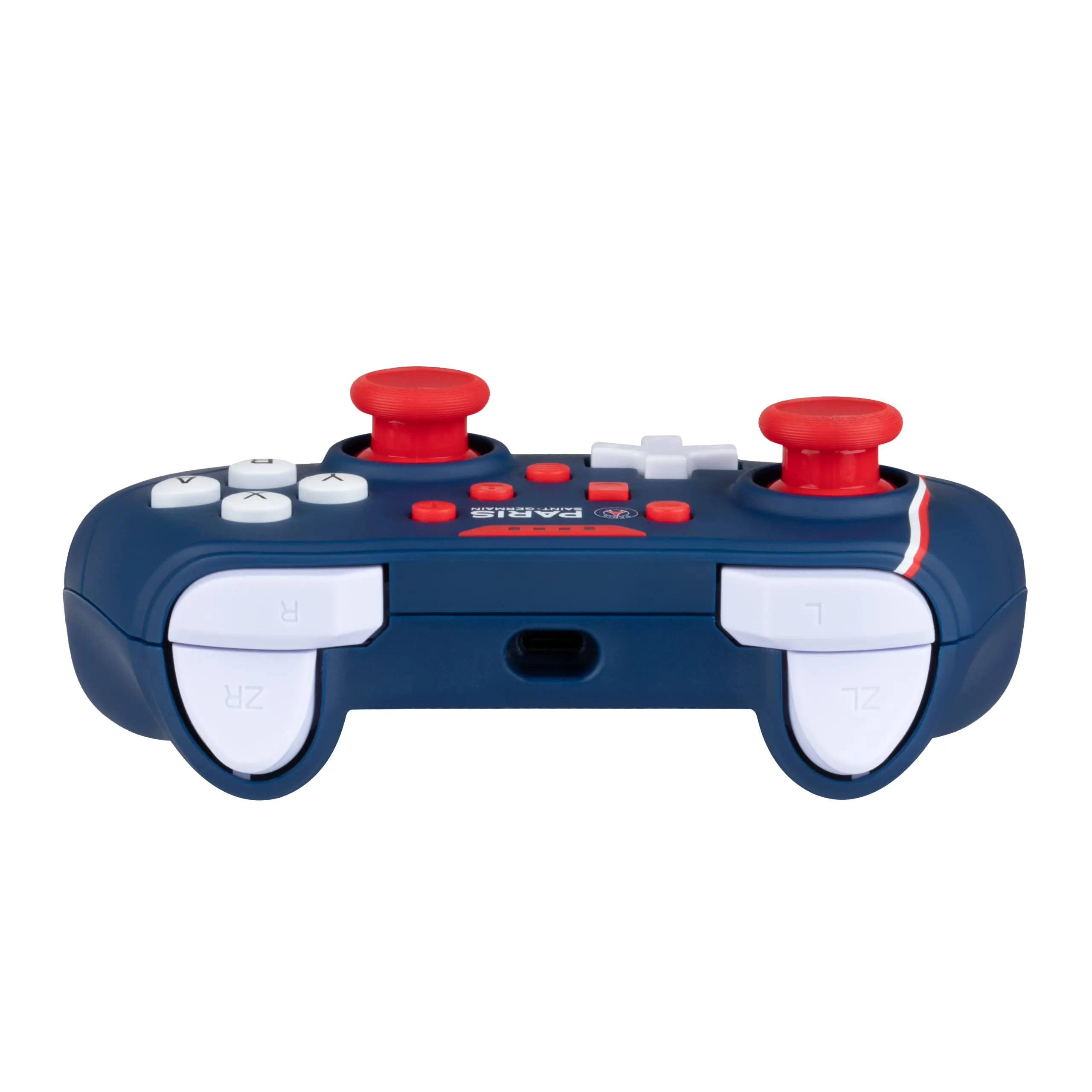 Konix PSG Controller per Nintendo Switch e PC, Funzione Vibrazione, Cavo 3m - Blu, Bianco e Rosso - immagine 3