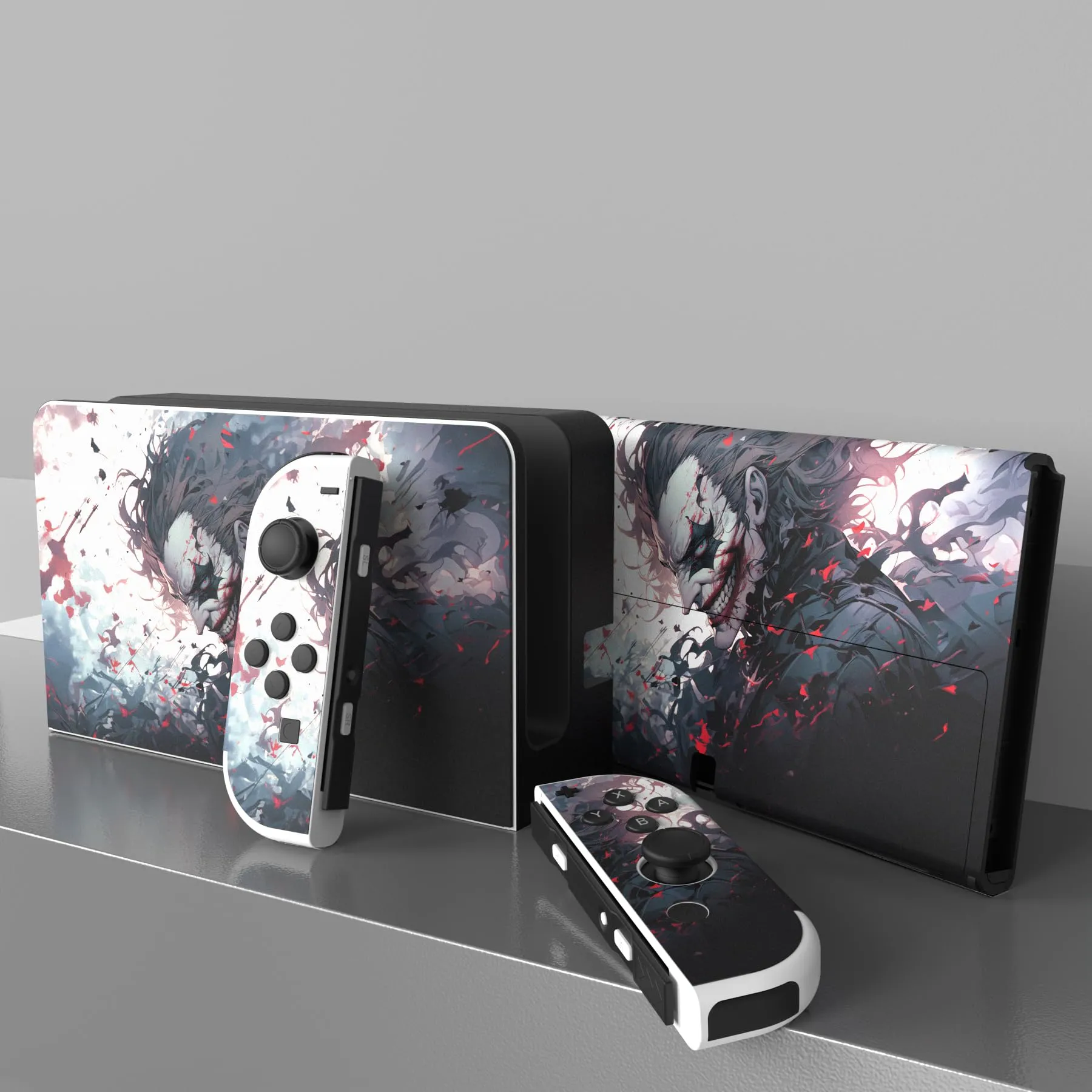 playvital Adesivo per Nintendo Switch OLED, Pagliaccio Sangue - immagine 3