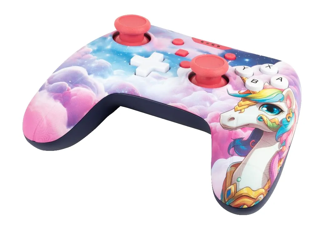 Konix Controller con cavo per Nintendo Switch, Switch 2 e PC, Fantasia Be Dreamy unicorno - immagine 2
