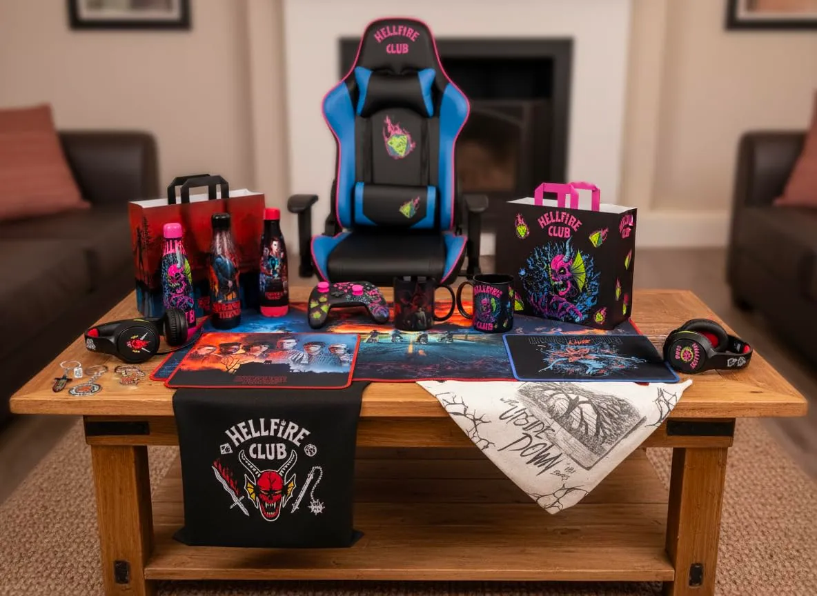 Konix Stranger Things Controller per Nintendo Switch e PC, Nero e Rosa - immagine 8