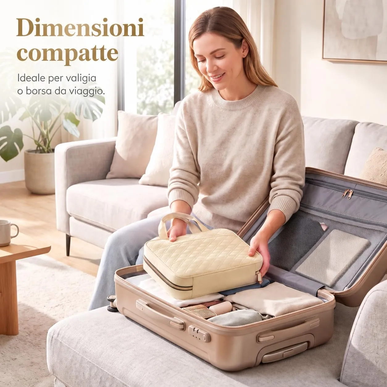 Lifewit Beauty Case da Viaggio, Trousse Trucchi Portatile, M/L - immagine 6