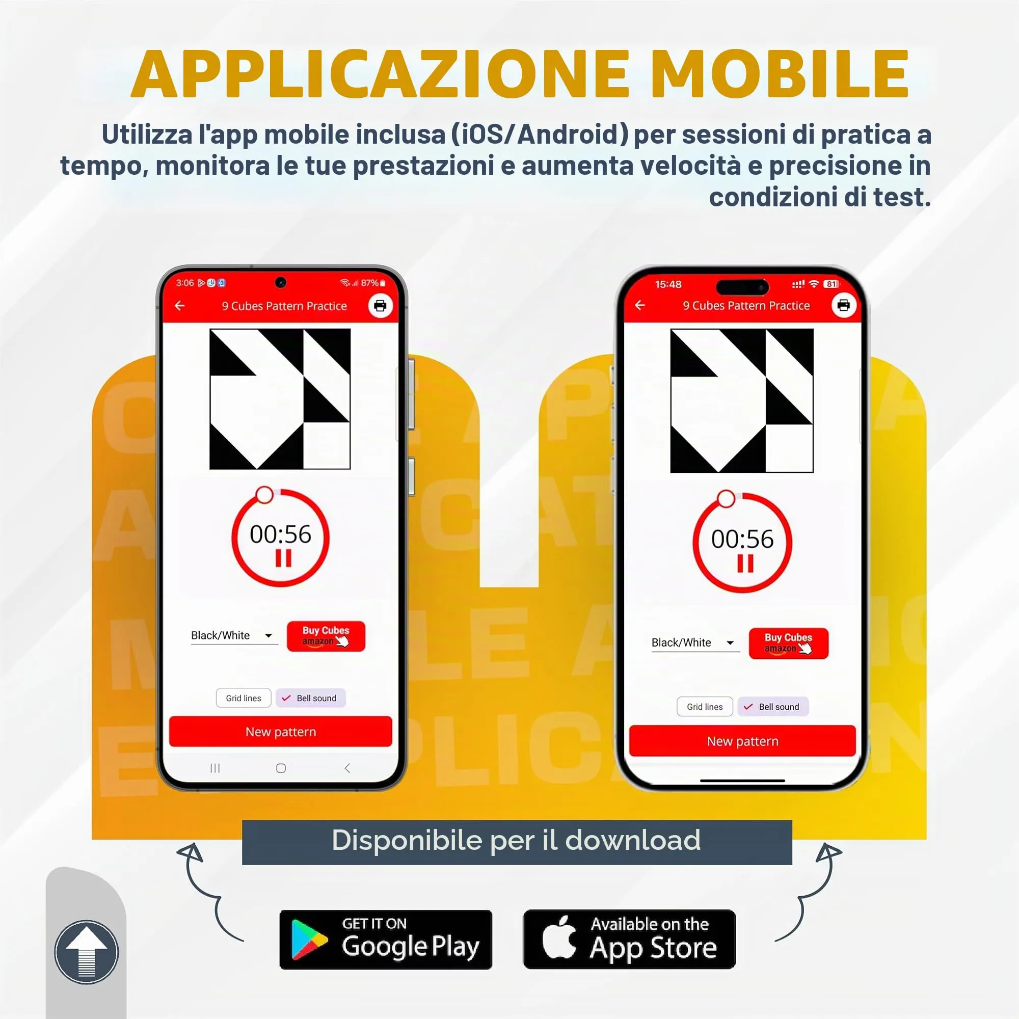 Prfc.NL Set di esercizi di valutazione cognitiva per QI non verbale e ragionamento spaziale WAIS - Kit di valutazione del disegno a blocchi clinici - immagine 5