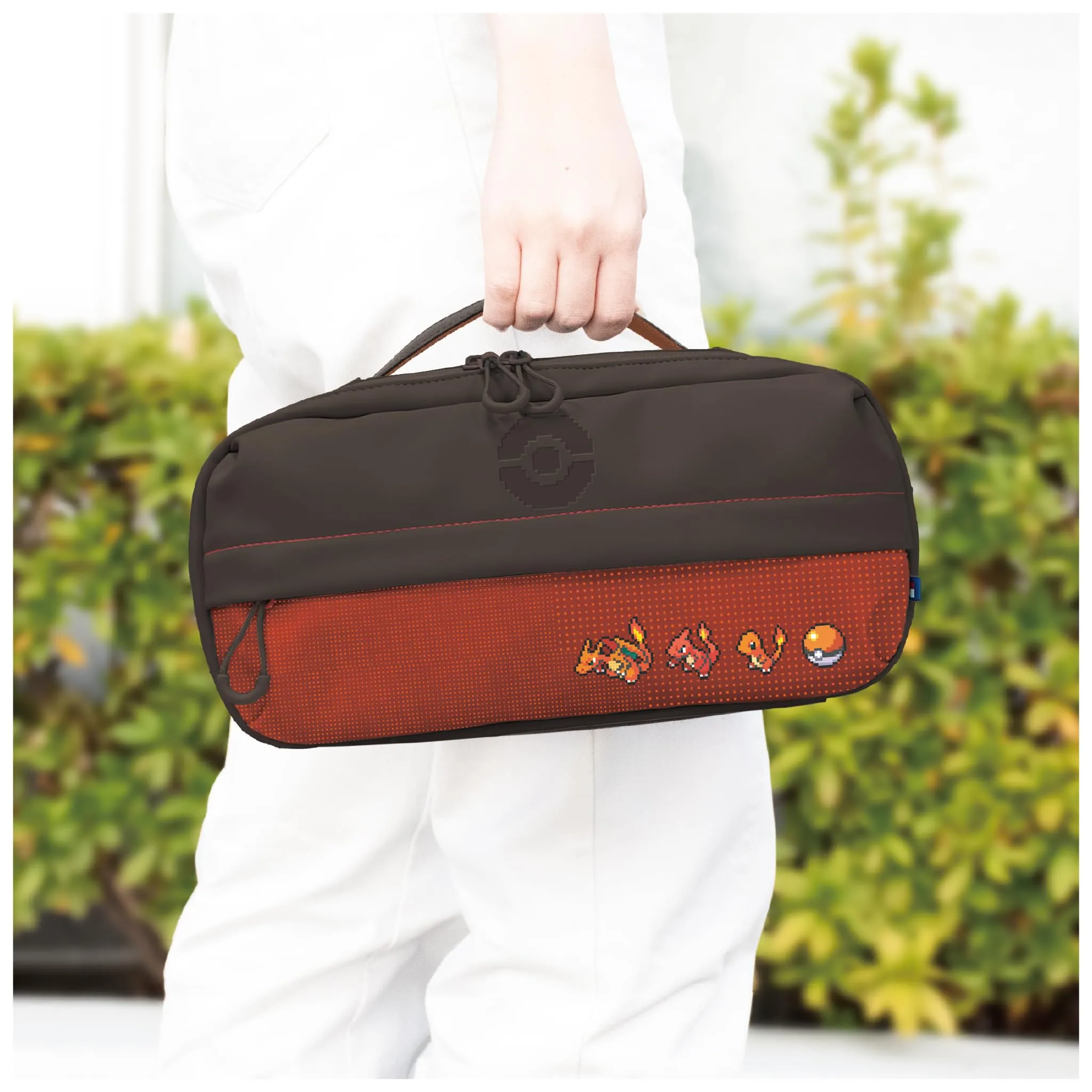 Hori Adventure Pack Borsa a tracolla doppia funzione (Pokémon Pixel Rosso) per Nintendo Switch 2, Switch, Switch Lite e Switch OLED - immagine 9