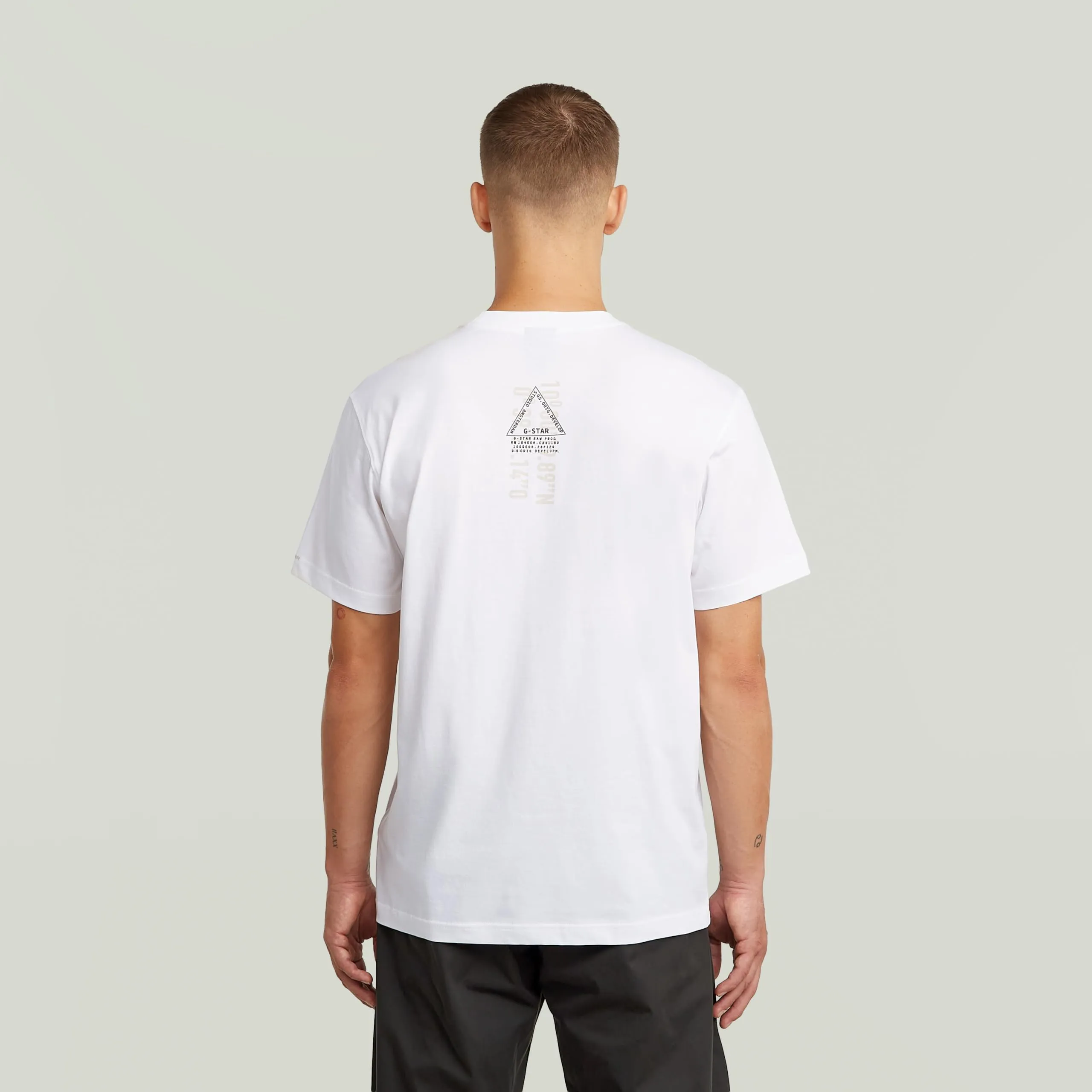 G-Star Men's Layered Back T-Shirt - White, XS - immagine 2