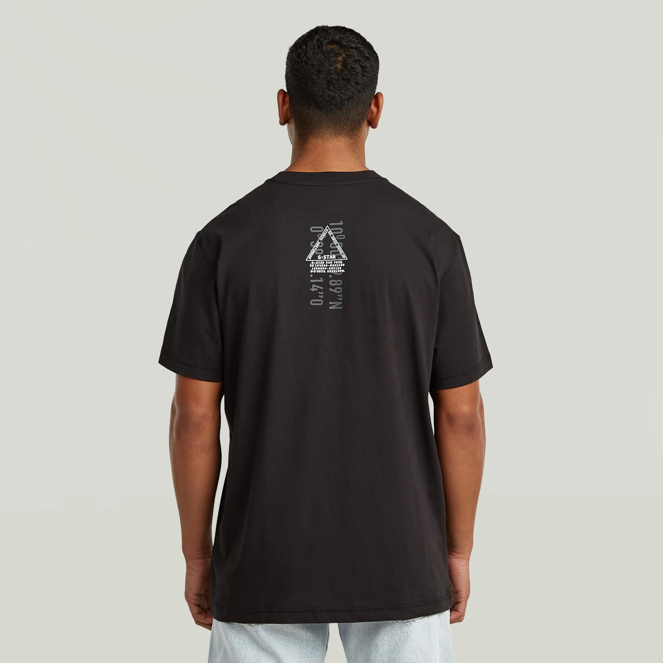 G-Star Men's Layered Back T-Shirt - XL - Black - immagine 2