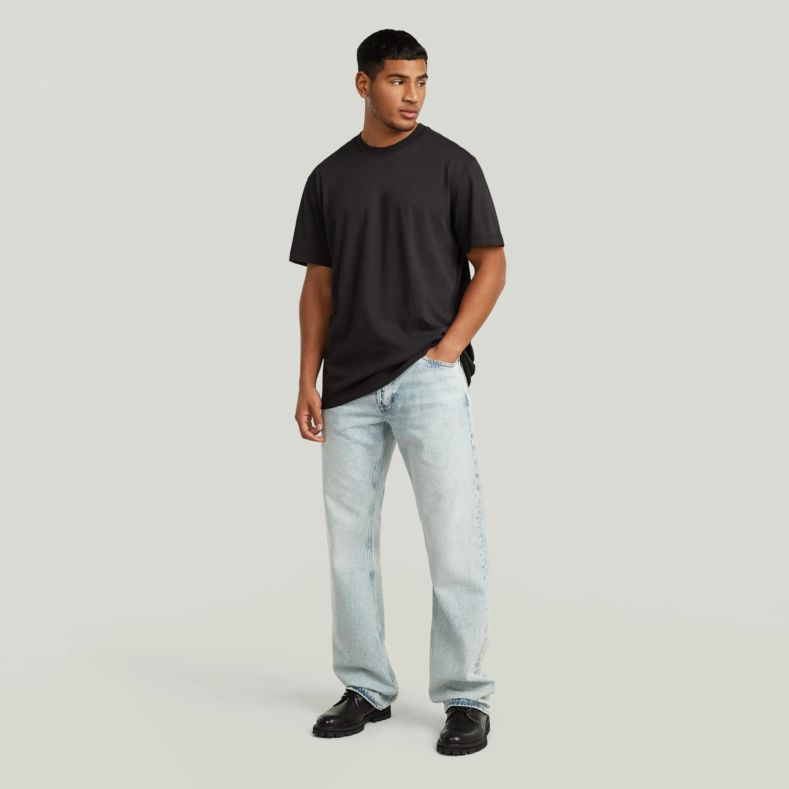 G-Star Men's Layered Back T-Shirt - XL - Black - immagine 6