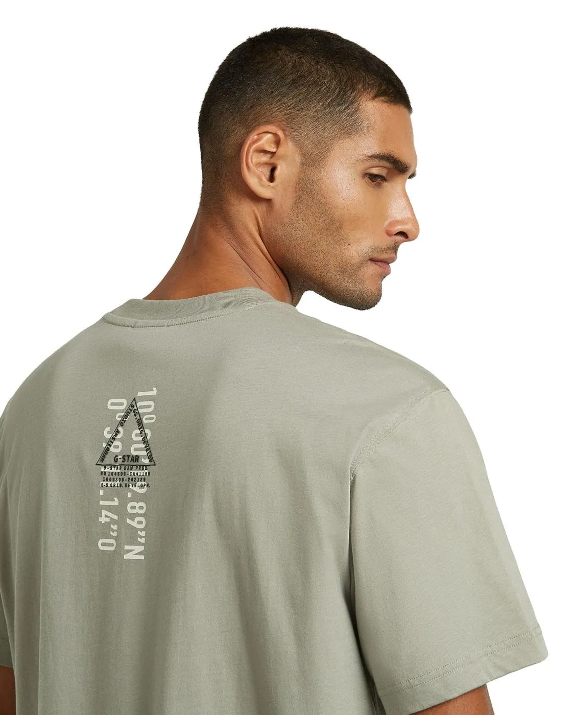 G-Star Men's Layered Back T-Shirt, Beige, Size XS - immagine 5