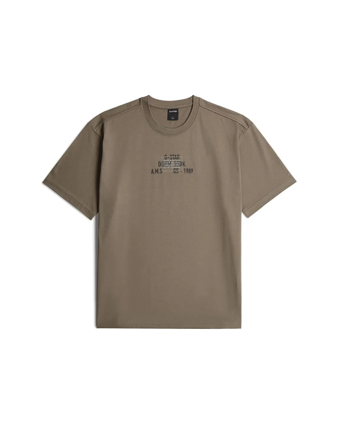 G-Star Men's Multi Technique Relaxed T-Shirt - Brown, Size L - immagine 4