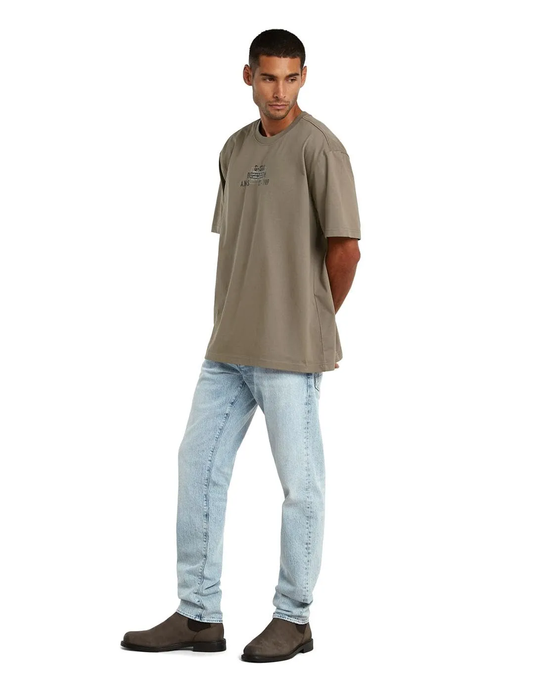 G-Star Men's Multi Technique Relaxed T-Shirt - Brown, Size L - immagine 6