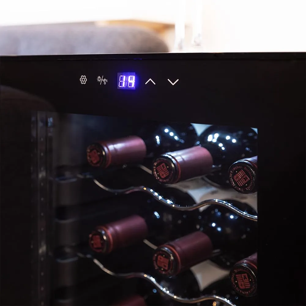 Cecotec GrandSommelier 1550 Black Compressor Cantinetta Vino 15 Bottiglie - immagine 9