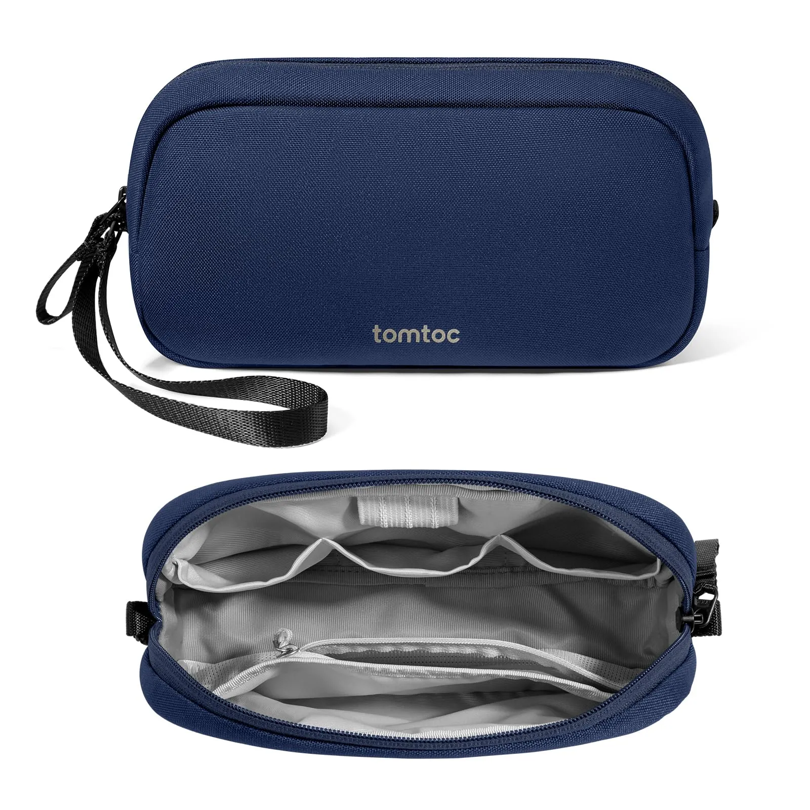 tomtoc Borsa Organizer Cavi e Accessori Viaggio Light-T12, Blu Navy - immagine 1