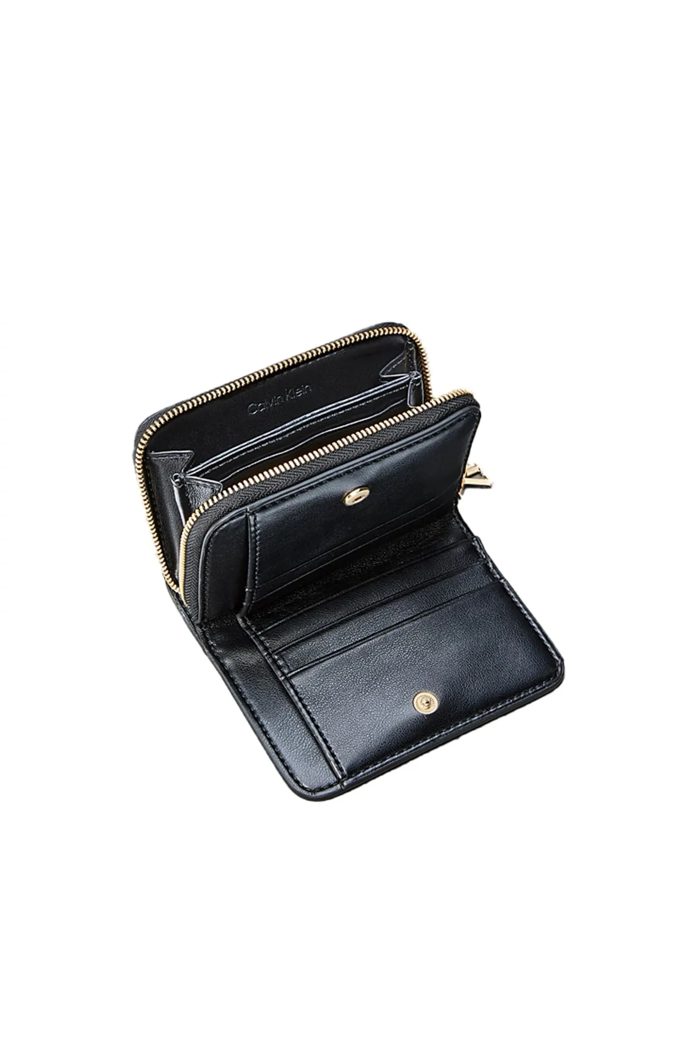 Calvin Klein Medium Flap Zip Around Wallet, Black - immagine 7