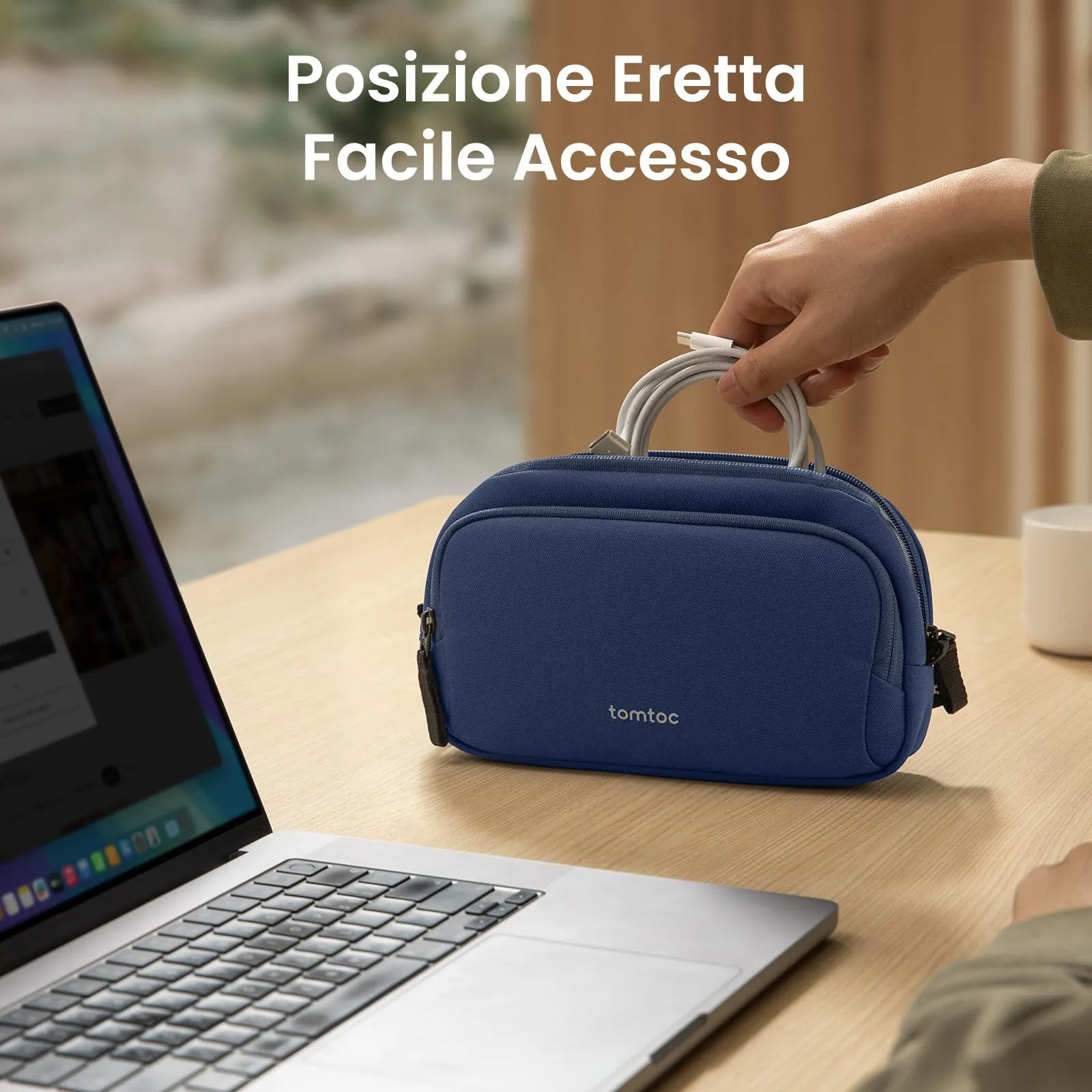 tomtoc Borsa Organizer per Elettronica e Accessori da Viaggio Light-T12 - immagine 3