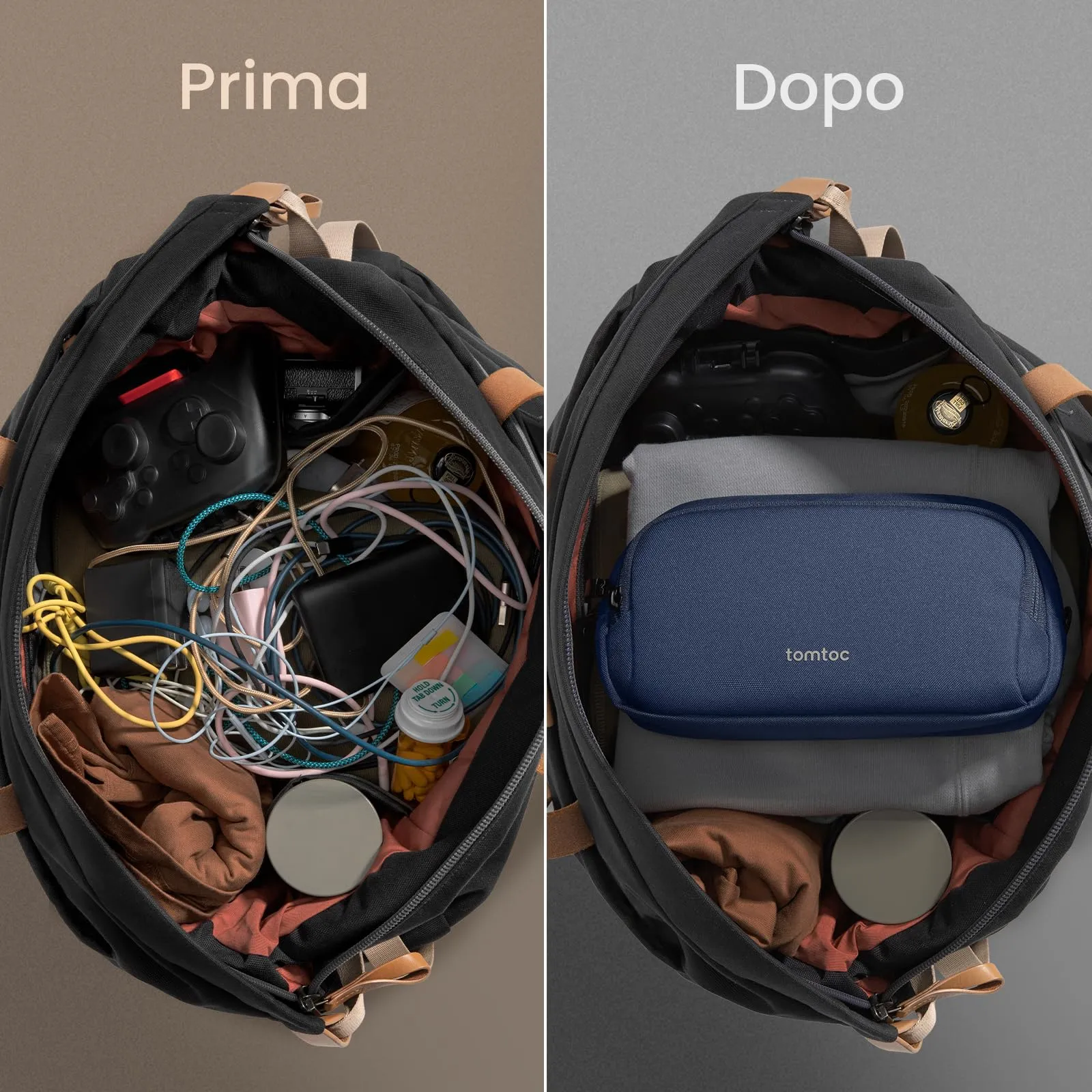 tomtoc Borsa Organizer per Elettronica e Accessori da Viaggio Light-T12 - immagine 4