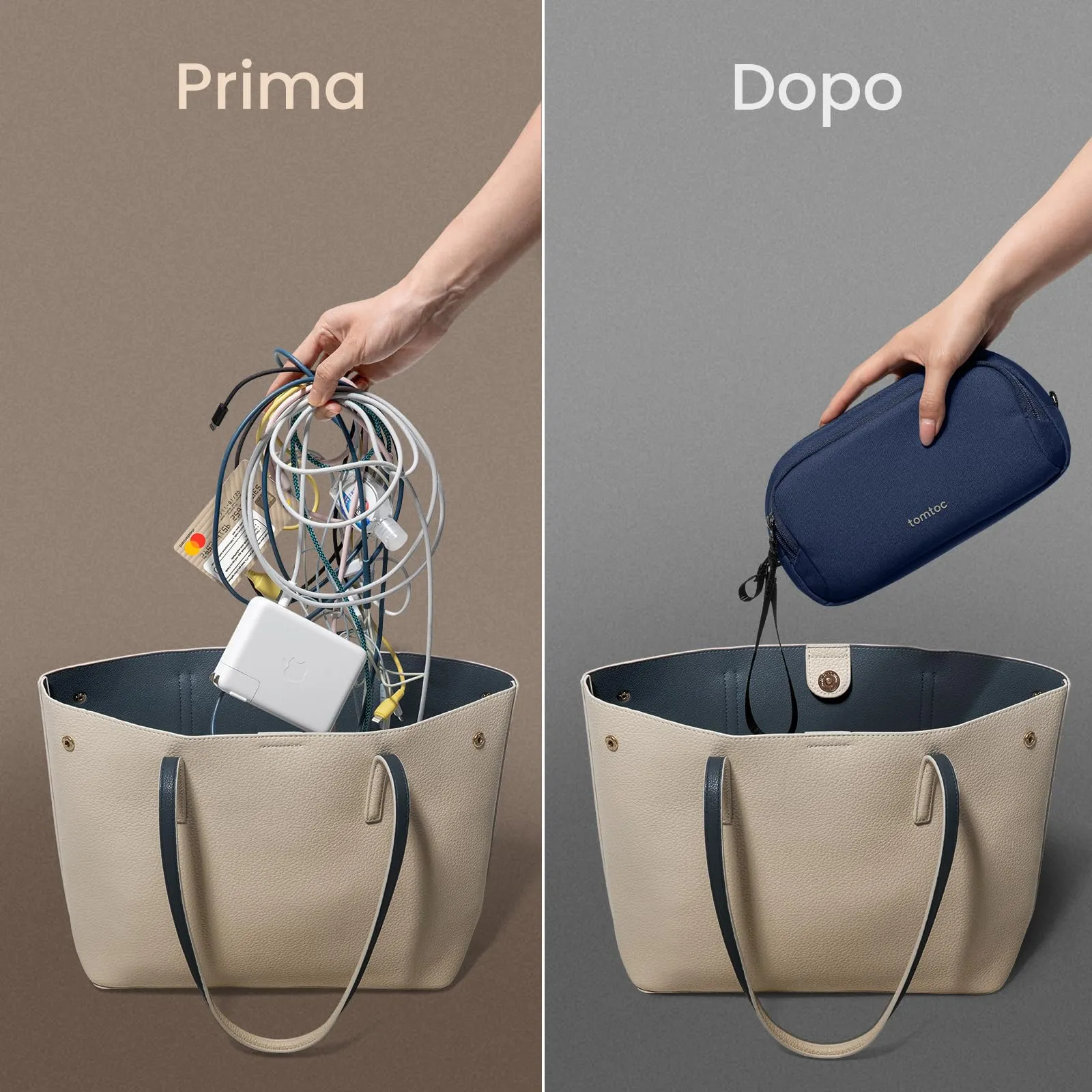 tomtoc Borsa Organizer per Elettronica e Accessori da Viaggio Light-T12 - immagine 5