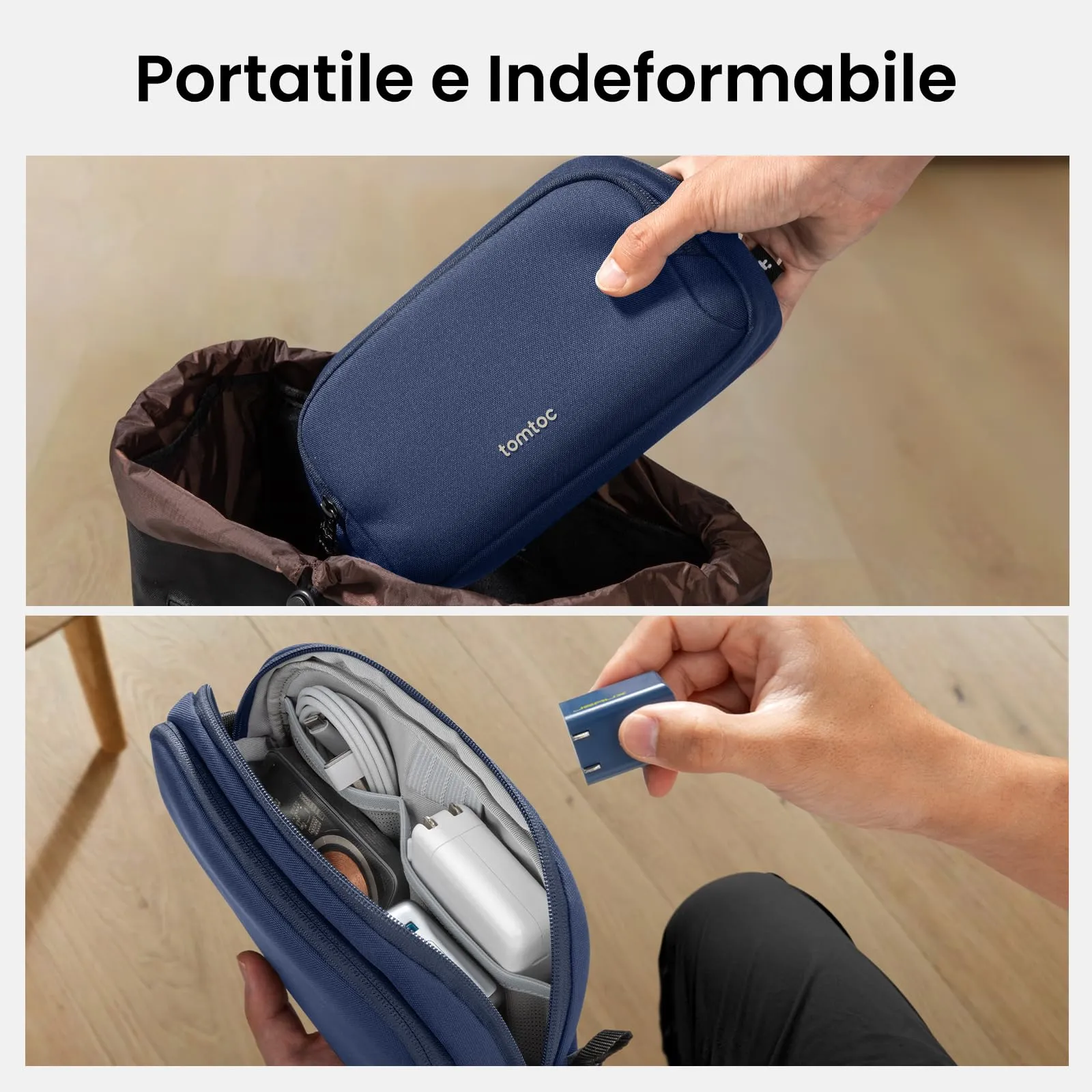 tomtoc Borsa Organizer per Elettronica e Accessori da Viaggio Light-T12 - immagine 10