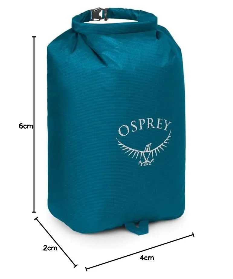 Osprey Ultralight Sacca impermeabile, 12L, Waterfront Blue - immagine 7