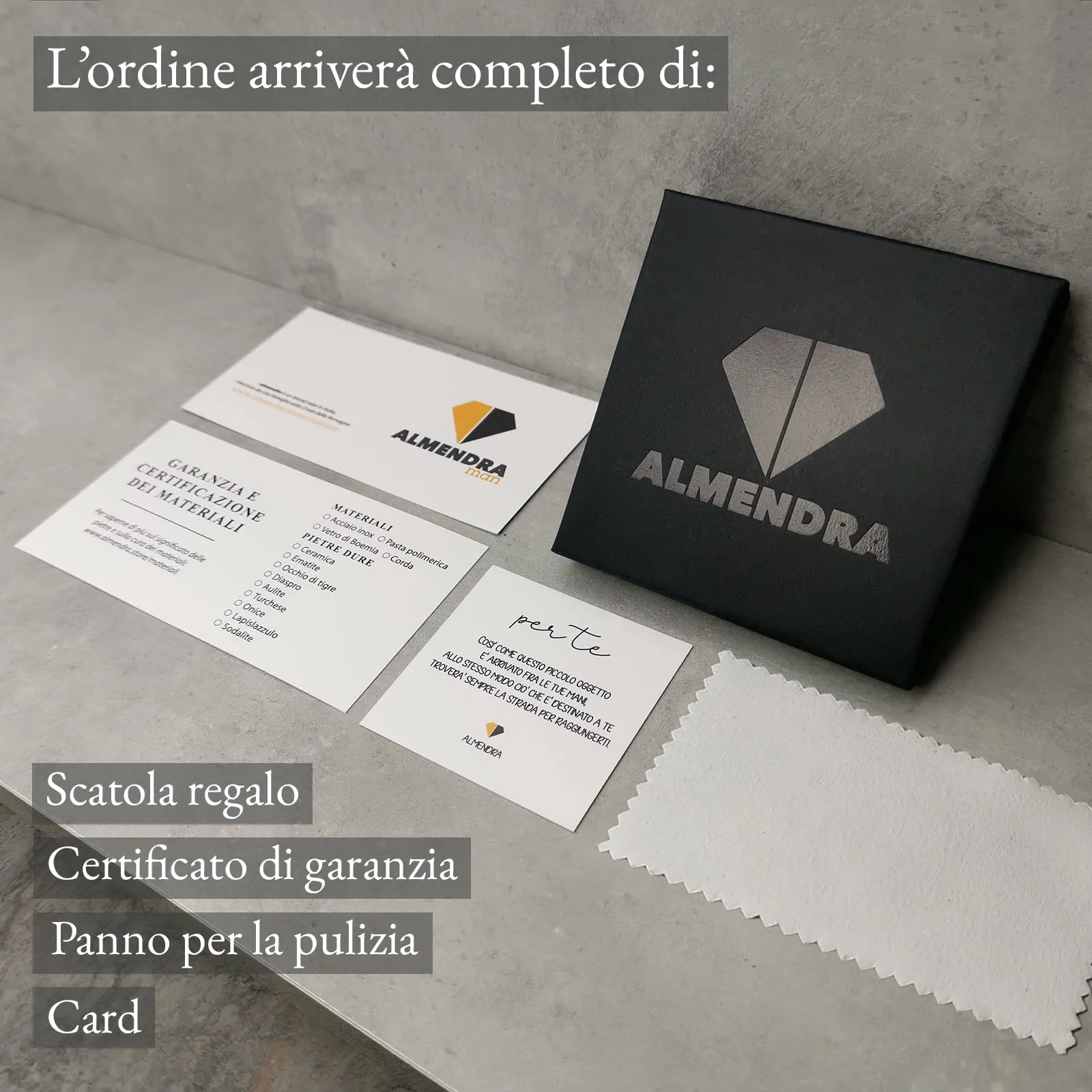 ALMENDRA Bracciale da uomo personalizzato in acciaio, Catena 5mm Oro - immagine 4