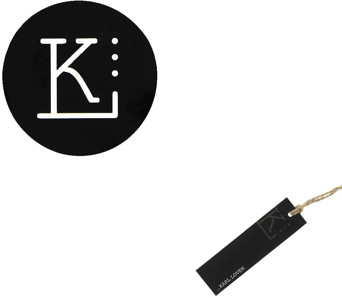 Karl Loven Porta Monete Uomo in Vera Pelle, Nero Giada, 10,5 x 6 x 1 cm - immagine 6
