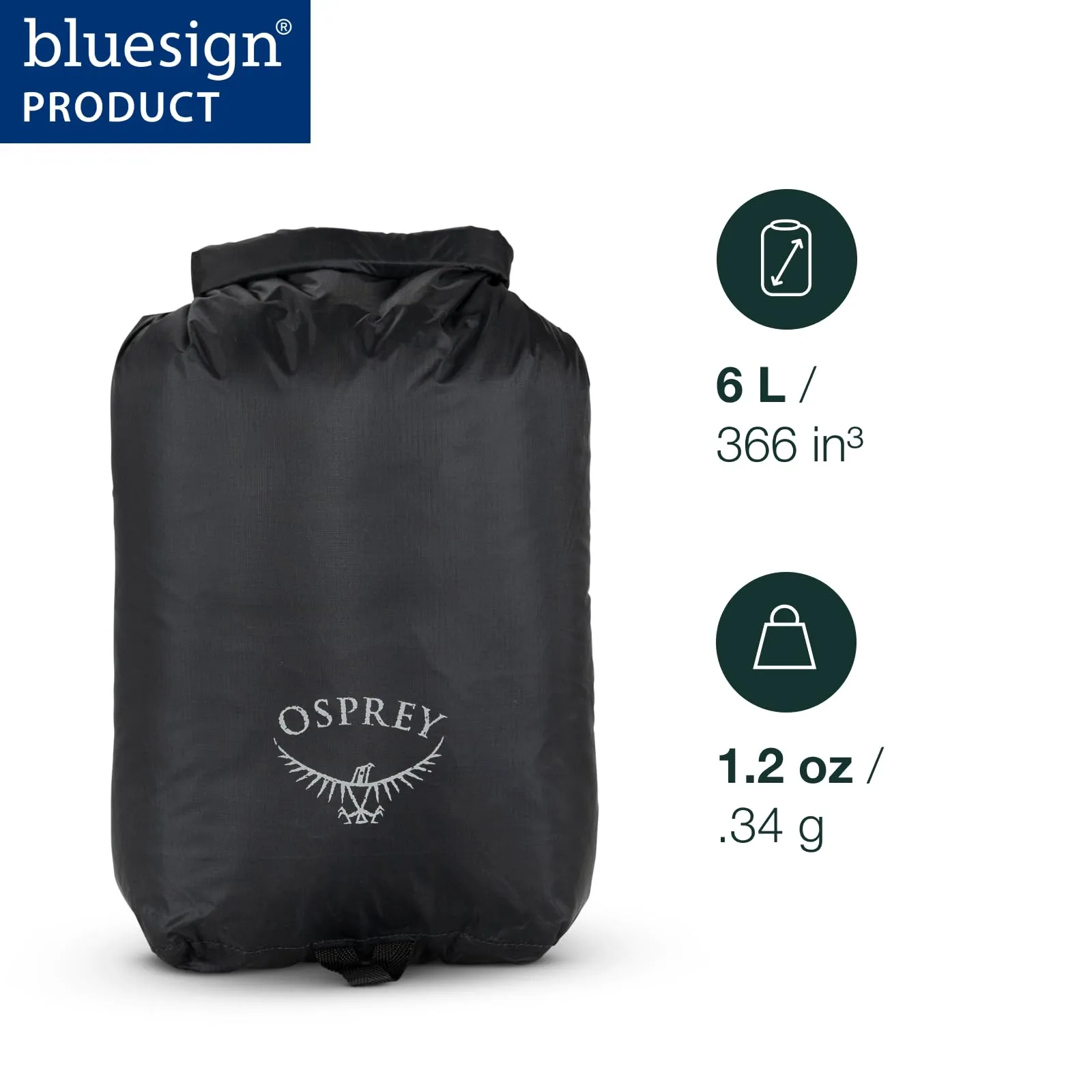 Osprey Ultralight Sacca Impermeabile, 6L, Mars Orange - immagine 2