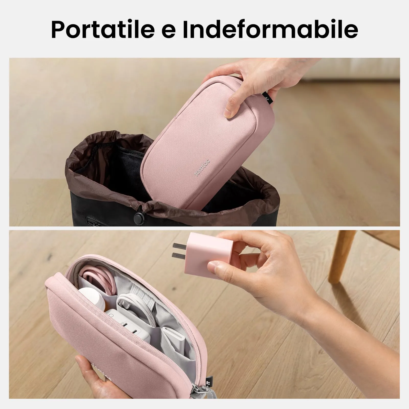 tomtoc Light-T12 Borsa Organizer Accessori Viaggio Tech Pouch - immagine 10